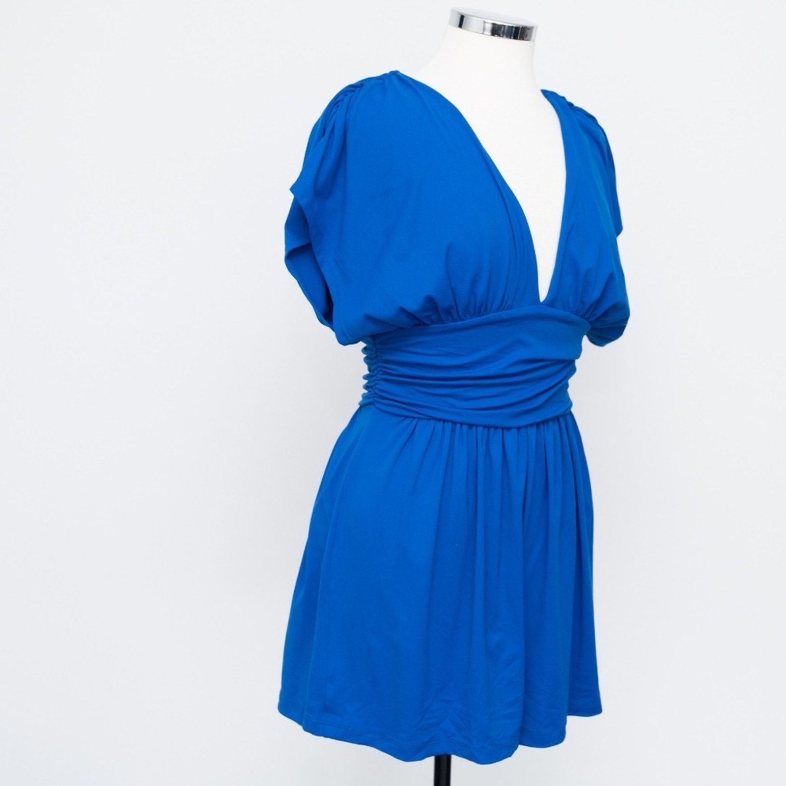 Susana Monaco Susana Monaco. Gathered V Neck Romper. Size 32" / US 10 / IT 46 - 2 Thumbnail