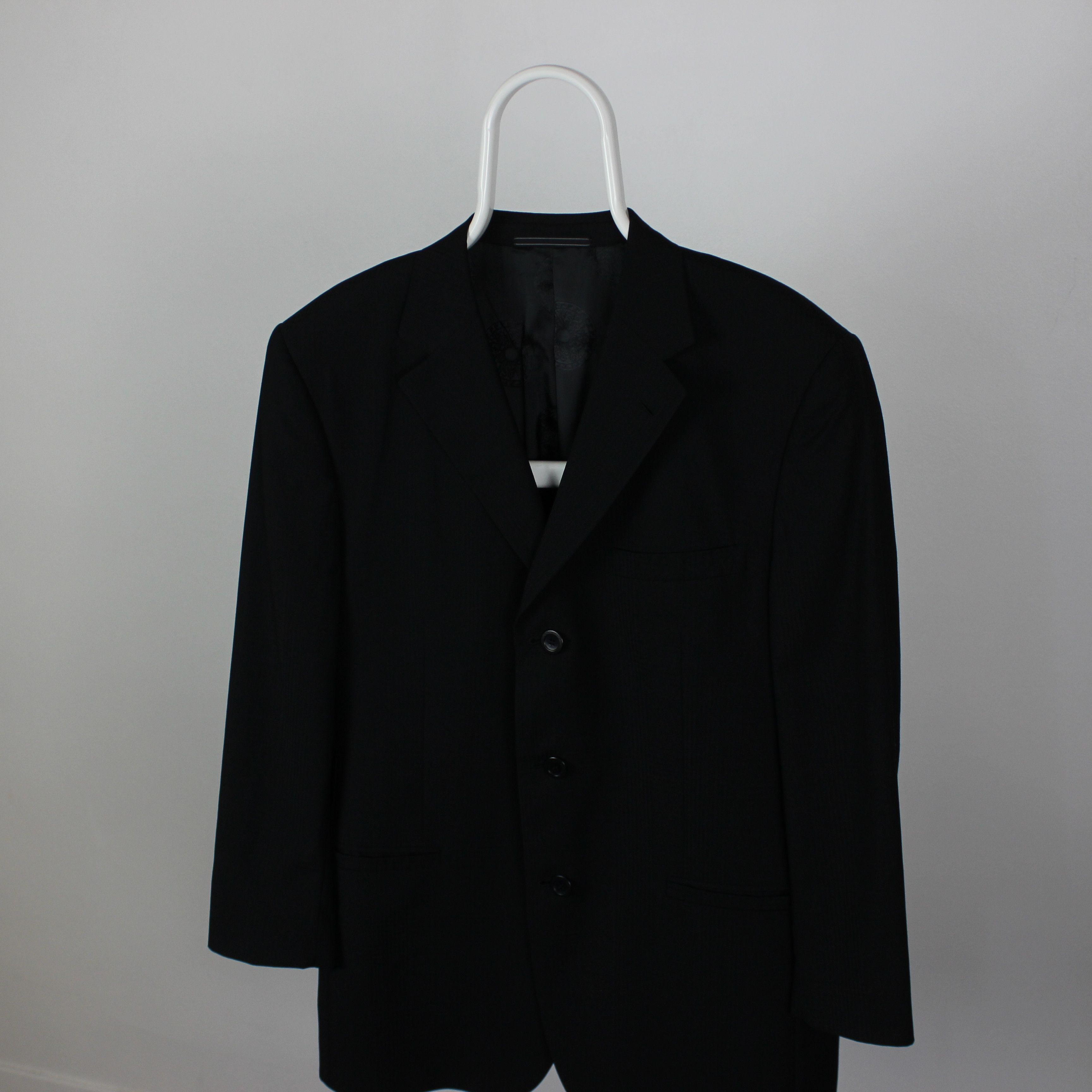 Versace Versace classic v2 blazer men wool black 50 52 XL Size 44R - 3 Thumbnail