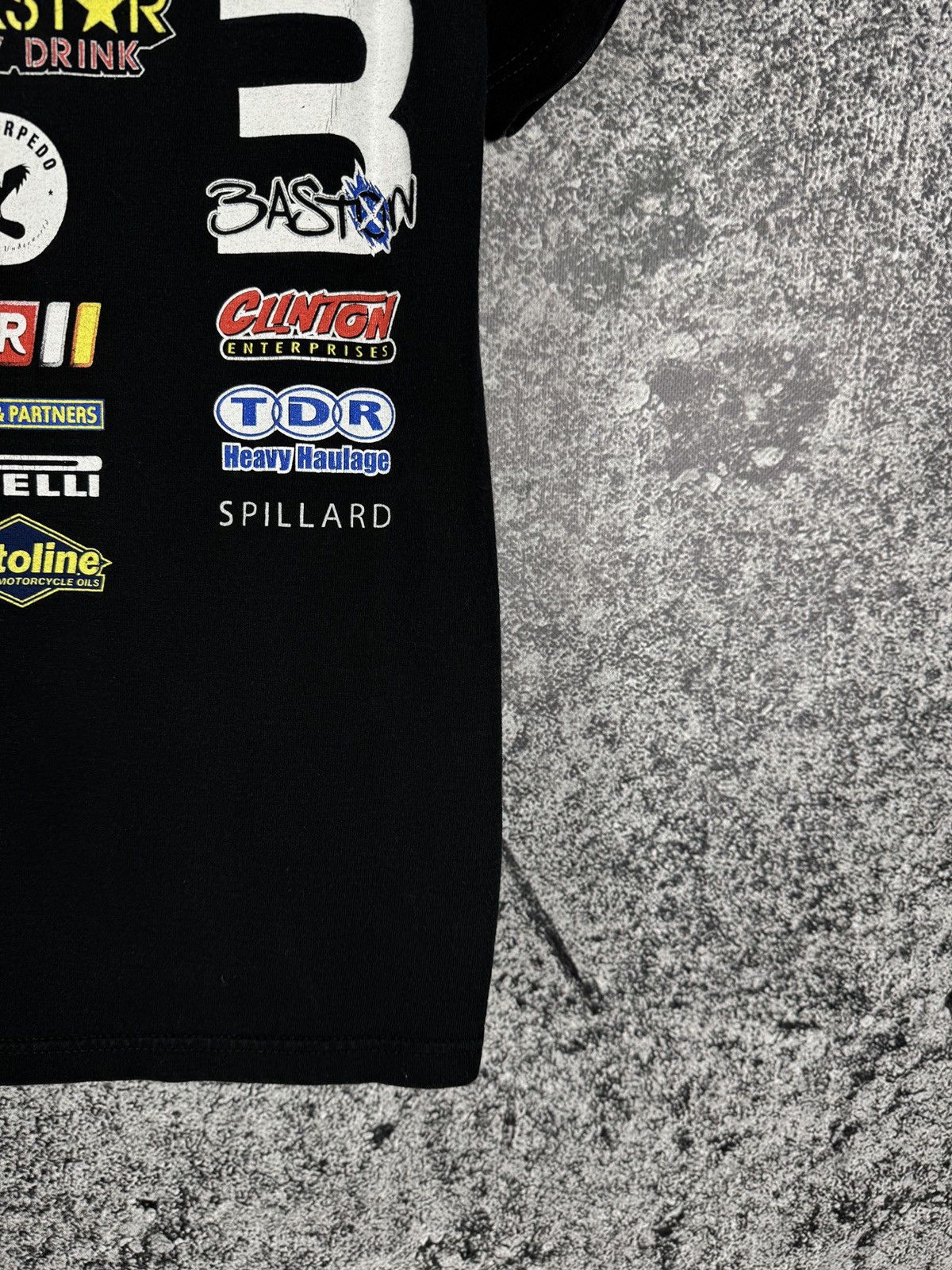 Honda Swan Honda British Superbike Team Racing Moto Tee Rockstar Size US S / EU 44-46 / 1 - 15 Thumbnail