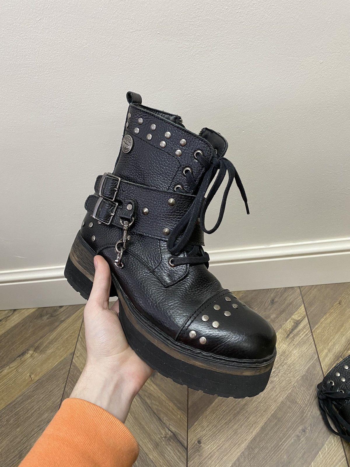 Rock & Republic × Vintage Vintage Rock Rebel Archival Punk Boots Size US 7 / EU 40 - 8 Thumbnail
