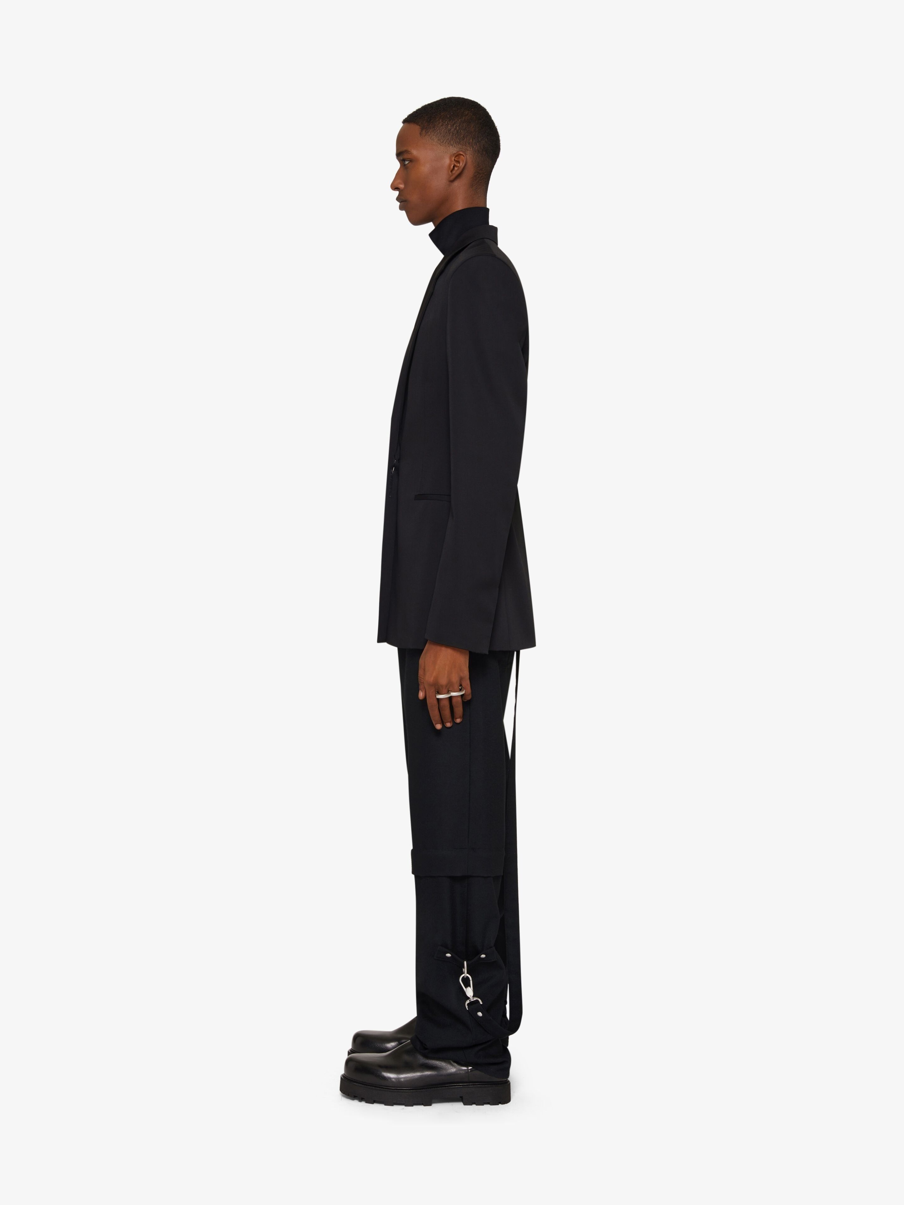 Givenchy o1w1db10325 Hardware Pant in Black Size US 34 / EU 50 - 3 Thumbnail
