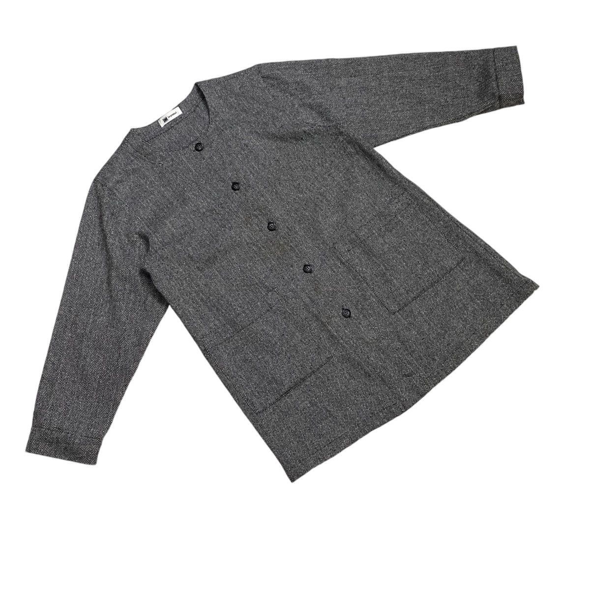 Designer × Issey Miyake × Japanese Brand Issey Miyake Im Product Hickori stripe grey wool jacket Size L / US 10 / IT 46 - 5 Thumbnail