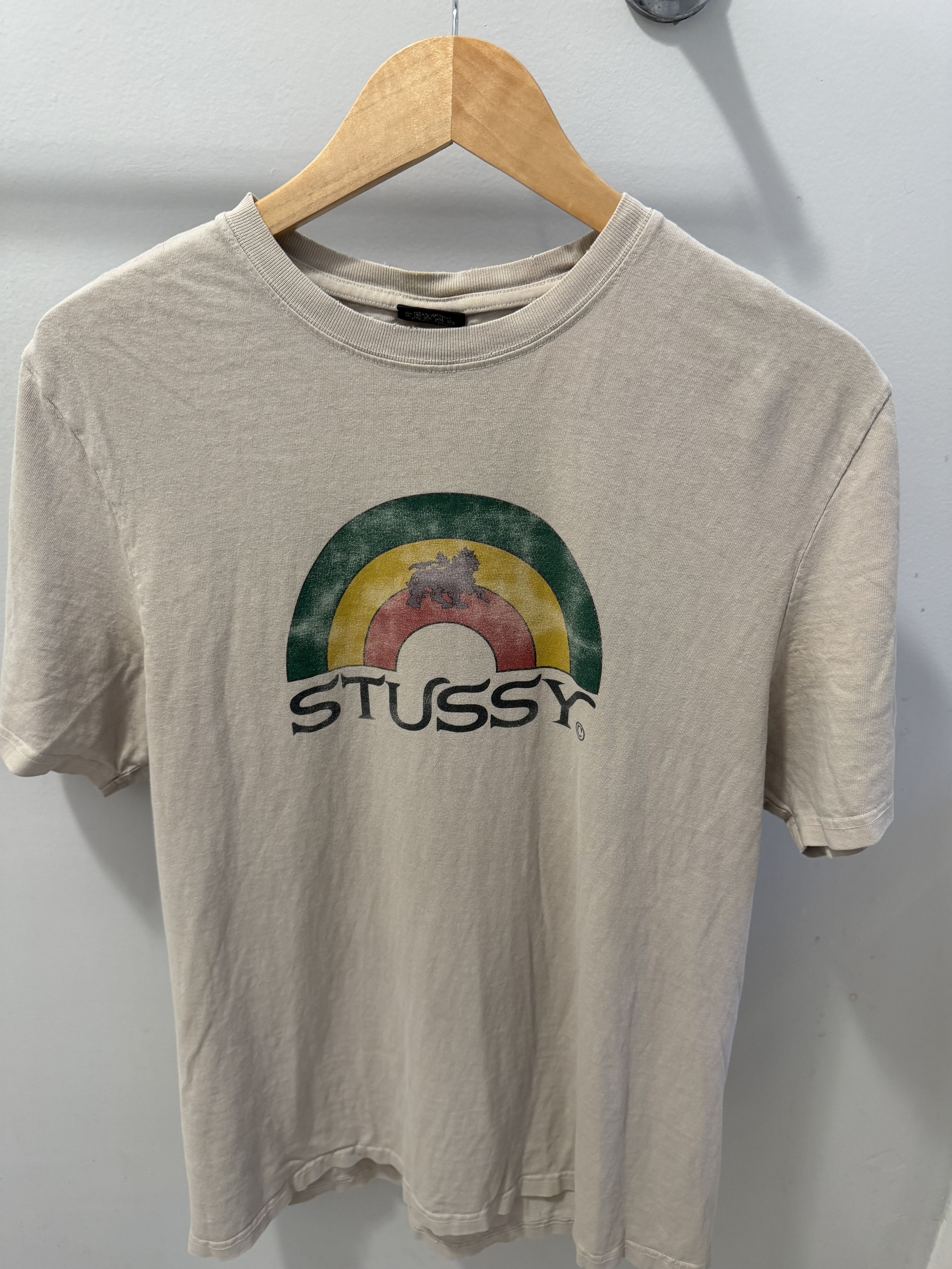 Stussy Stüssy Rainbow Logo T-Shirt Size US M / EU 48-50 / 2 - 1 Thumbnail