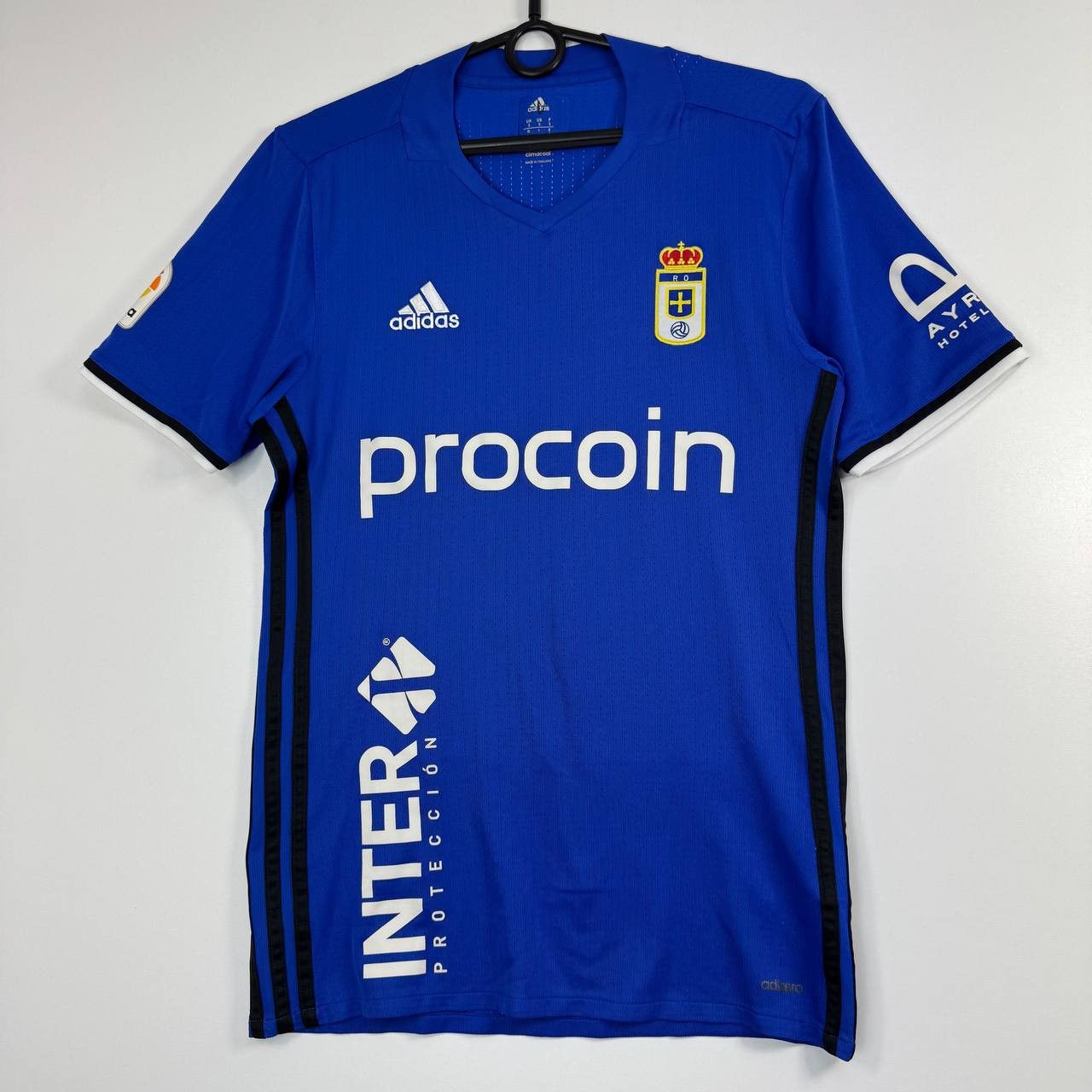 Adidas Real Oviedo Adidas Home Shirt 2016-17 AY0113 Mens Size S Size US S / EU 44-46 / 1 - 1 Thumbnail