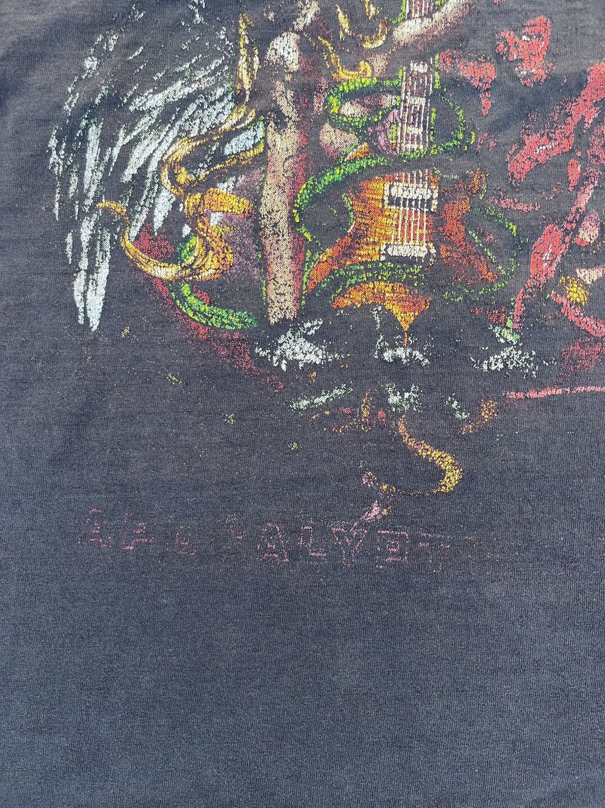 Band Tees Thrashed Vintage 90's Slash Apocalyptic Love Bootleg Tee Size US M / EU 48-50 / 2 - 11 Thumbnail
