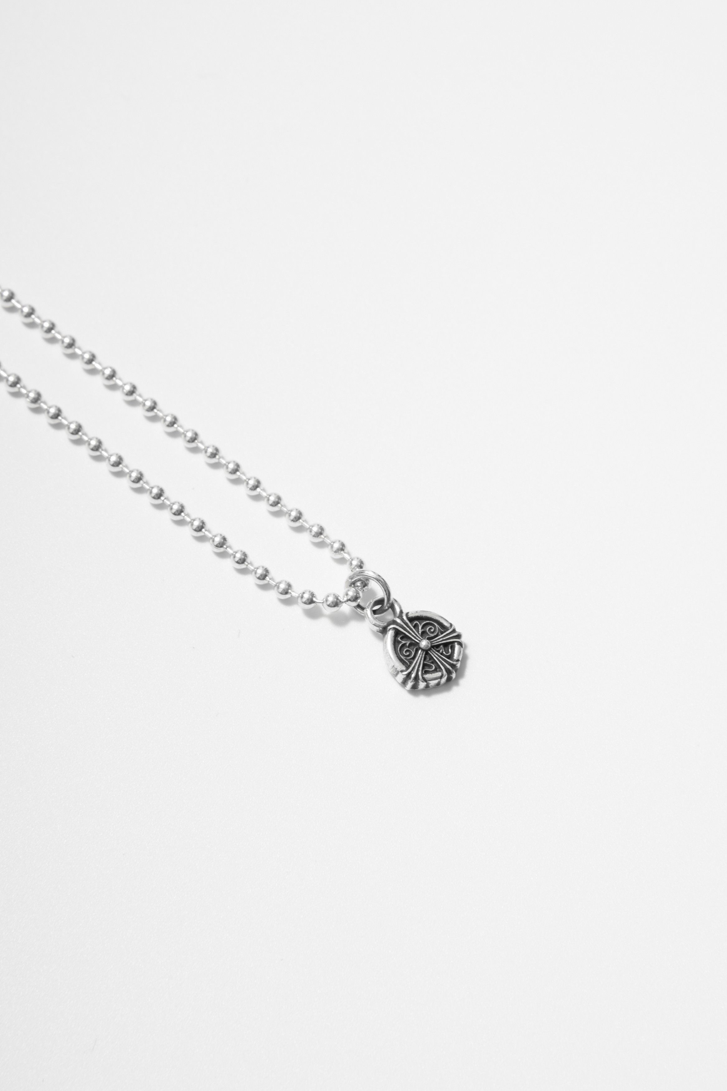 Chrome Hearts Chrome Hearts Peace Sign ball chain necklace silver Size ONE SIZE - 4 Thumbnail