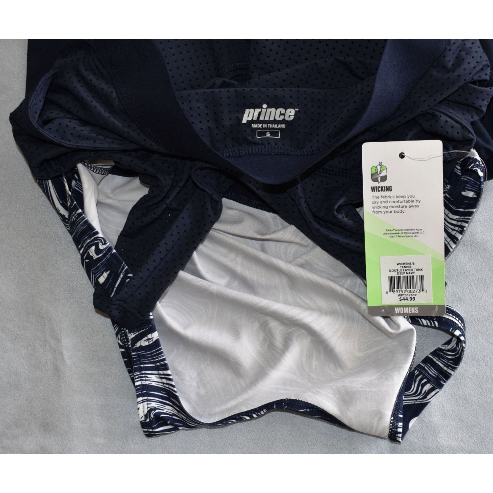 Prince NWT PRINCE Double Layer Tennis Tank W/Match Knit Skort Set S Size S / US 4 / IT 40 - 5 Thumbnail
