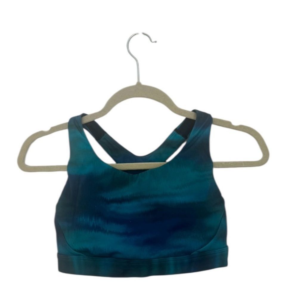 Athleta Athleta SZ S Blue gradient ocean Sports Bra Size ONE SIZE - 2 Thumbnail