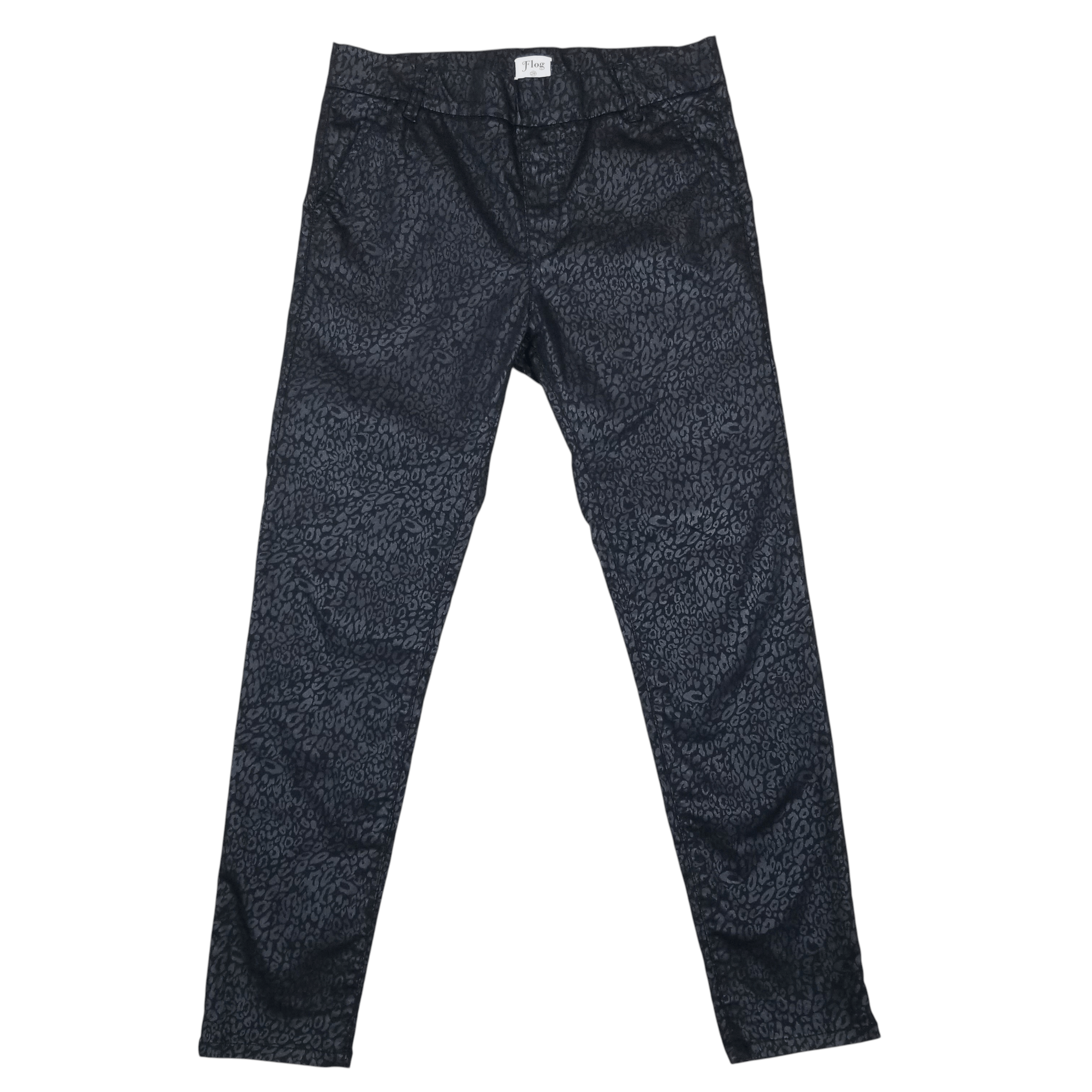 Other Bevy Flog Dafna Pants Black Animal Print Size 28" / US 6 / IT 42 - 1 Thumbnail