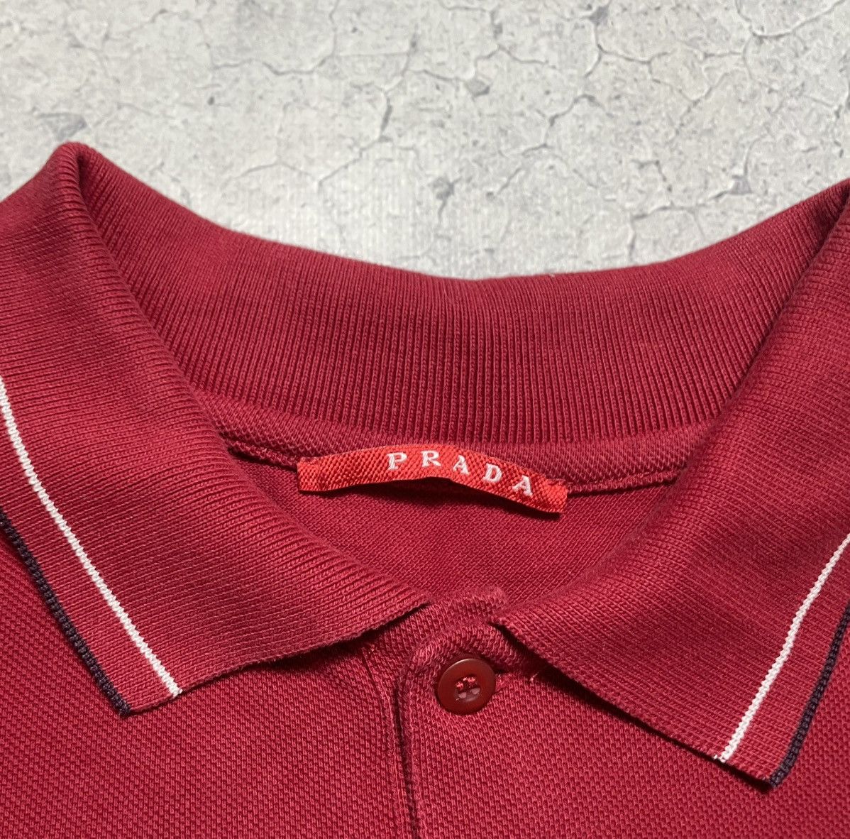 Prada Prada Luxury Polo Shirt Red Size US XXL / EU 58 / 5 - 7 Thumbnail