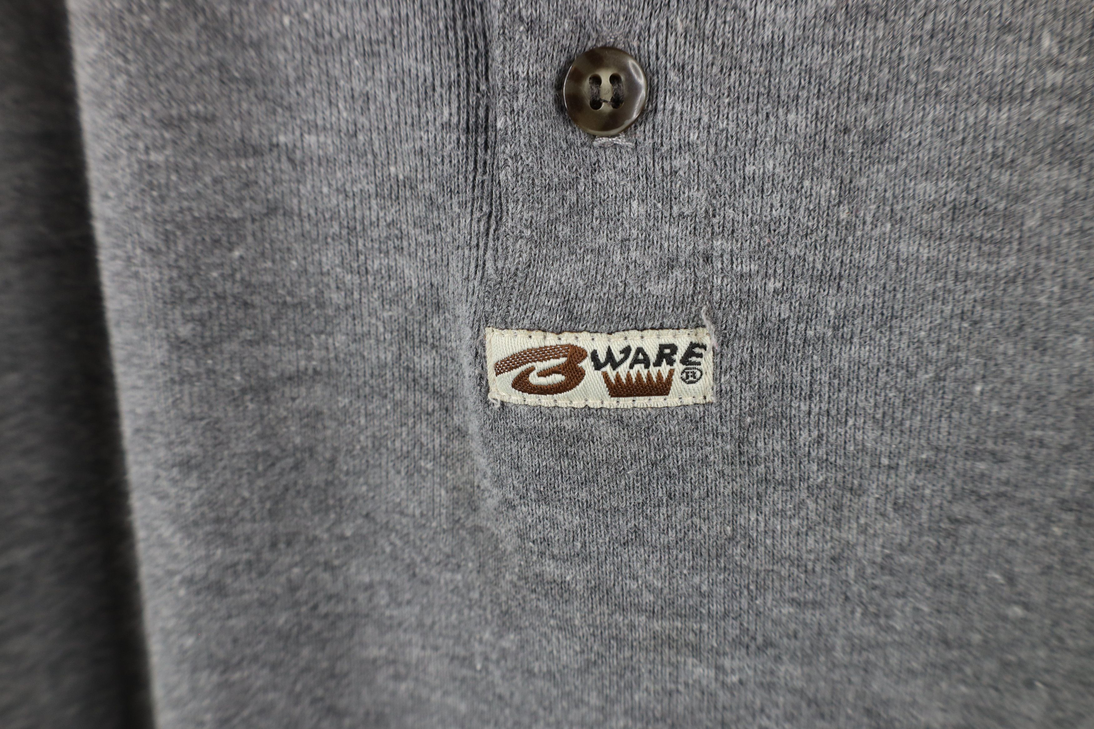 Vintage Vintage 90s Streetwear Knit Long Sleeve Henley T-Shirt Size US XXL / EU 58 / 5 - 7 Thumbnail