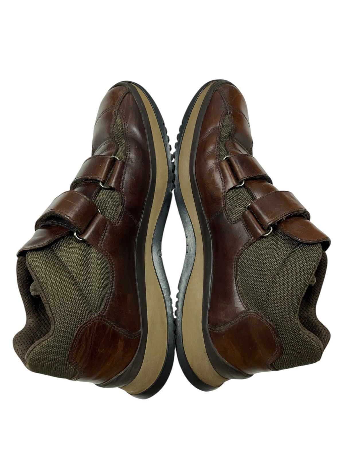 Prada Vintage AW98 Prada Velcro Tech Boots Brown Leather Archival Size US 10 / EU 43 - 9 Thumbnail