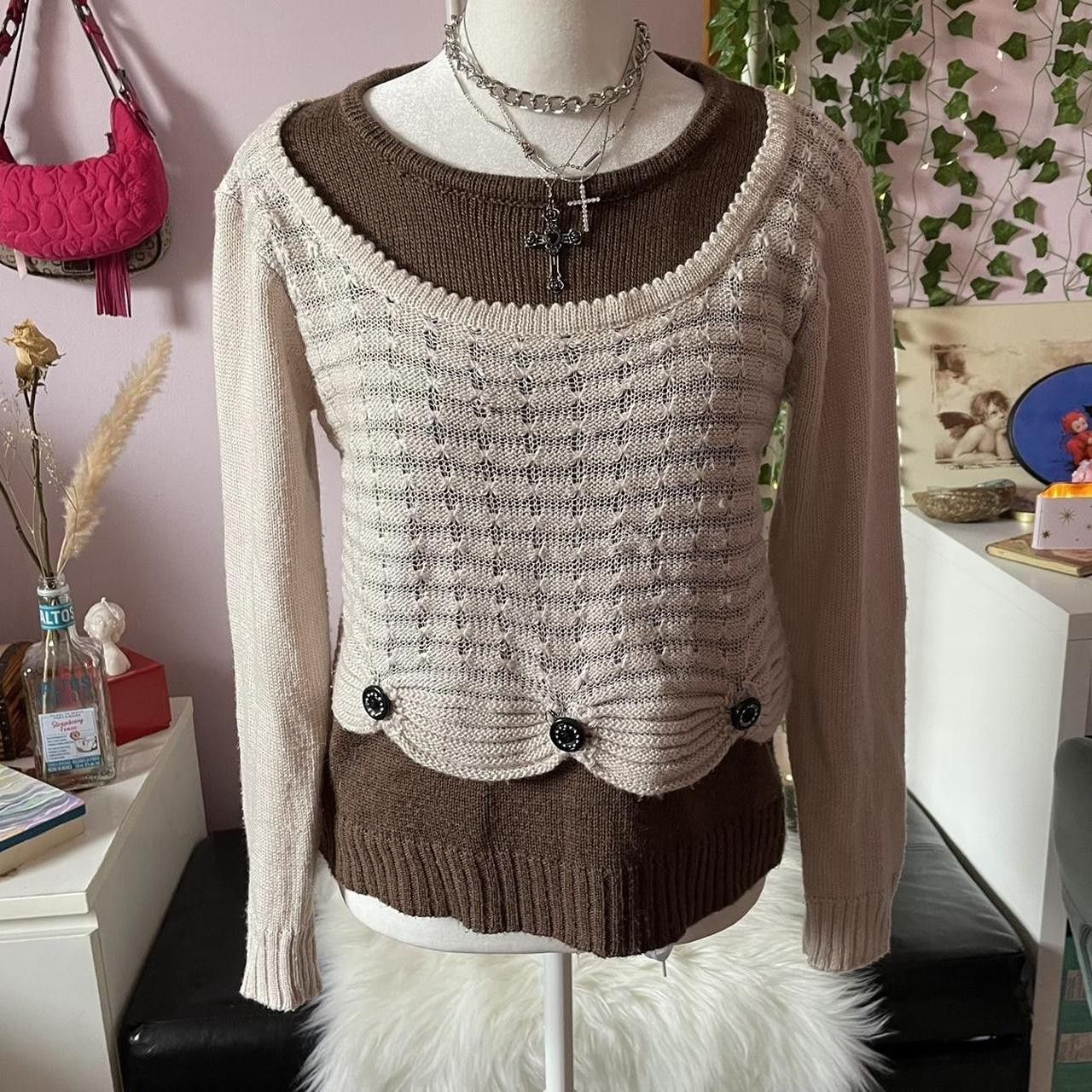 Other Matilda Jane Spring to Mind Sweater S Open Green Ruffles Grailed