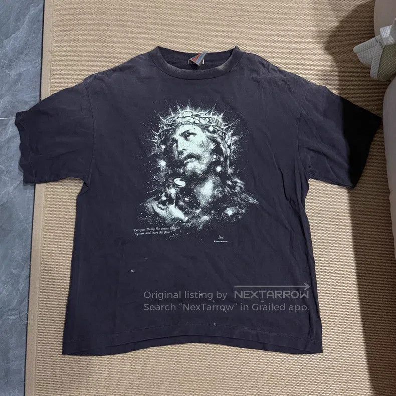 Saint Michael Saint Michael God Luminous Side Face Washed Made Old Short Size US L / EU 52-54 / 3 - 1 Thumbnail