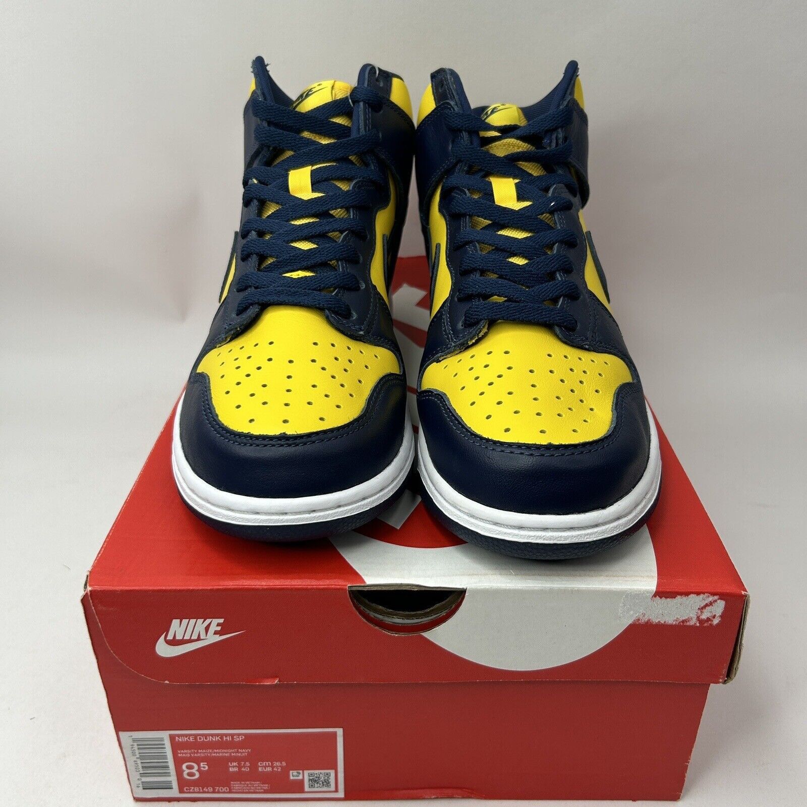 Nike Nike Shoes Dunk High SP “Michigan” 2023 Size US 8.5 / EU 41-42 - 2 Thumbnail