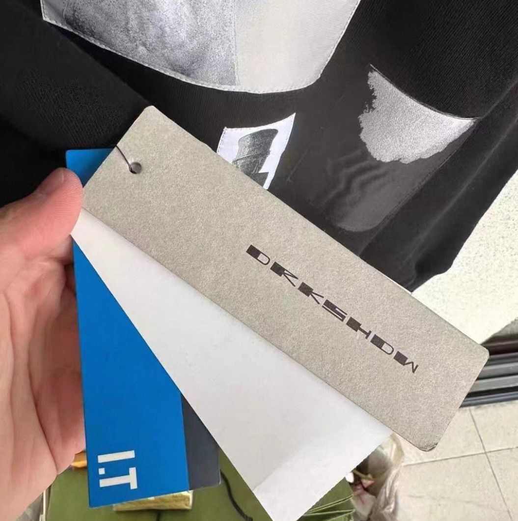 Rick Owens Rick Owens Drkshdw RO black portrait patch sweater Size US S / EU 44-46 / 1 - 3 Thumbnail