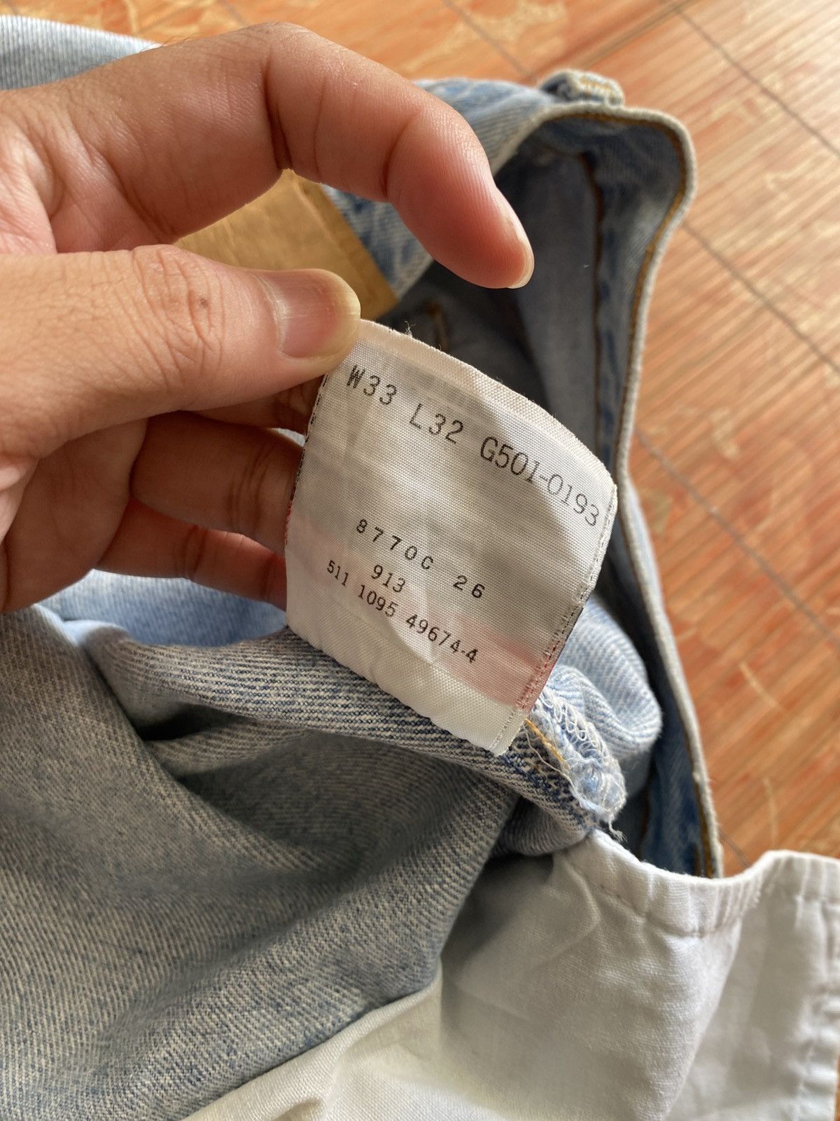 Levi's Vintage Levis 90s Straigh Denim Size US 33 - 9 Thumbnail