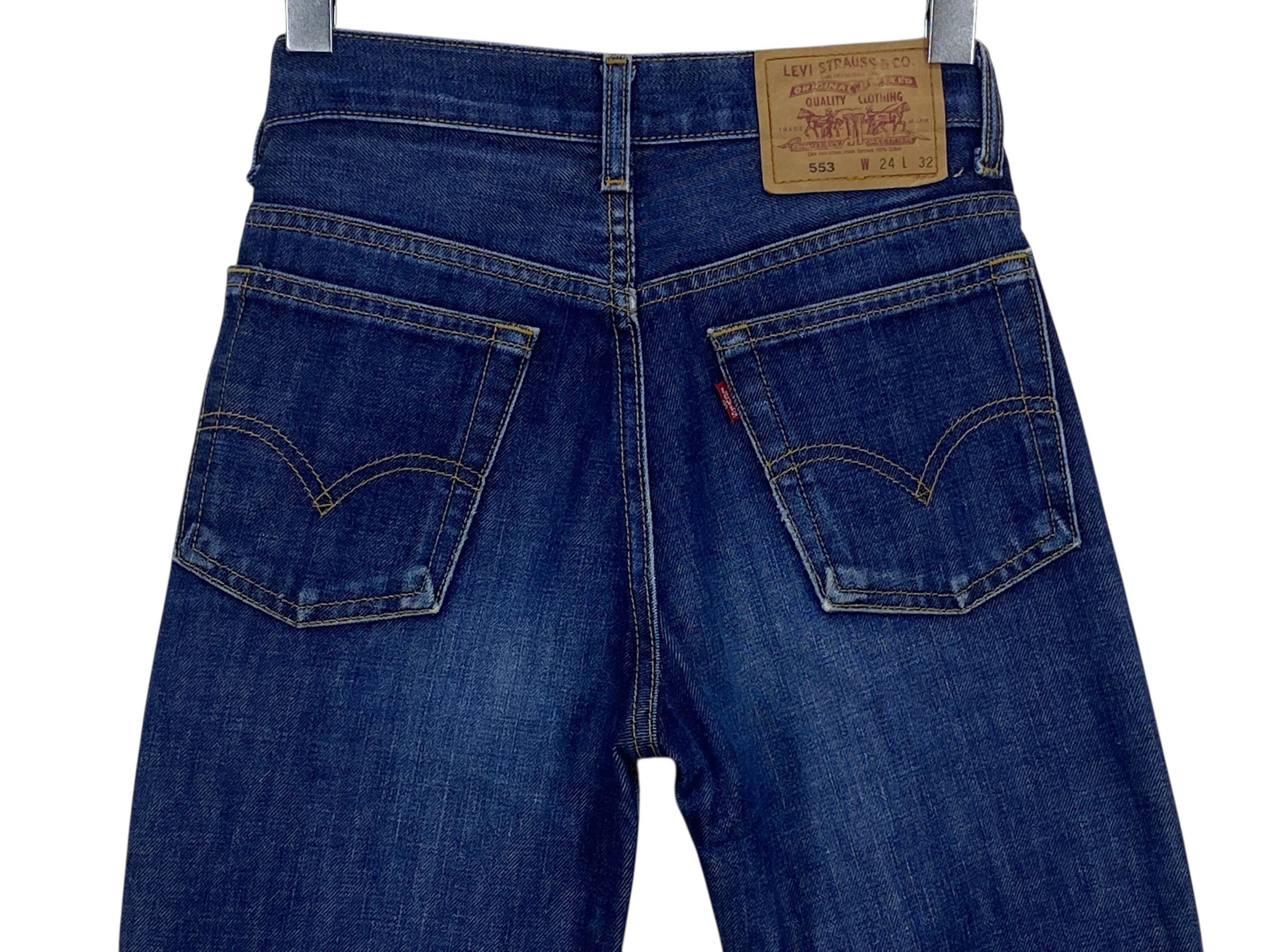 Levi's × Levi's Vintage Clothing Levis 553 Jeans High Waisted Jeans Medium Wash Jeans Size 24" / US 00 / IT 34 - 4 Thumbnail