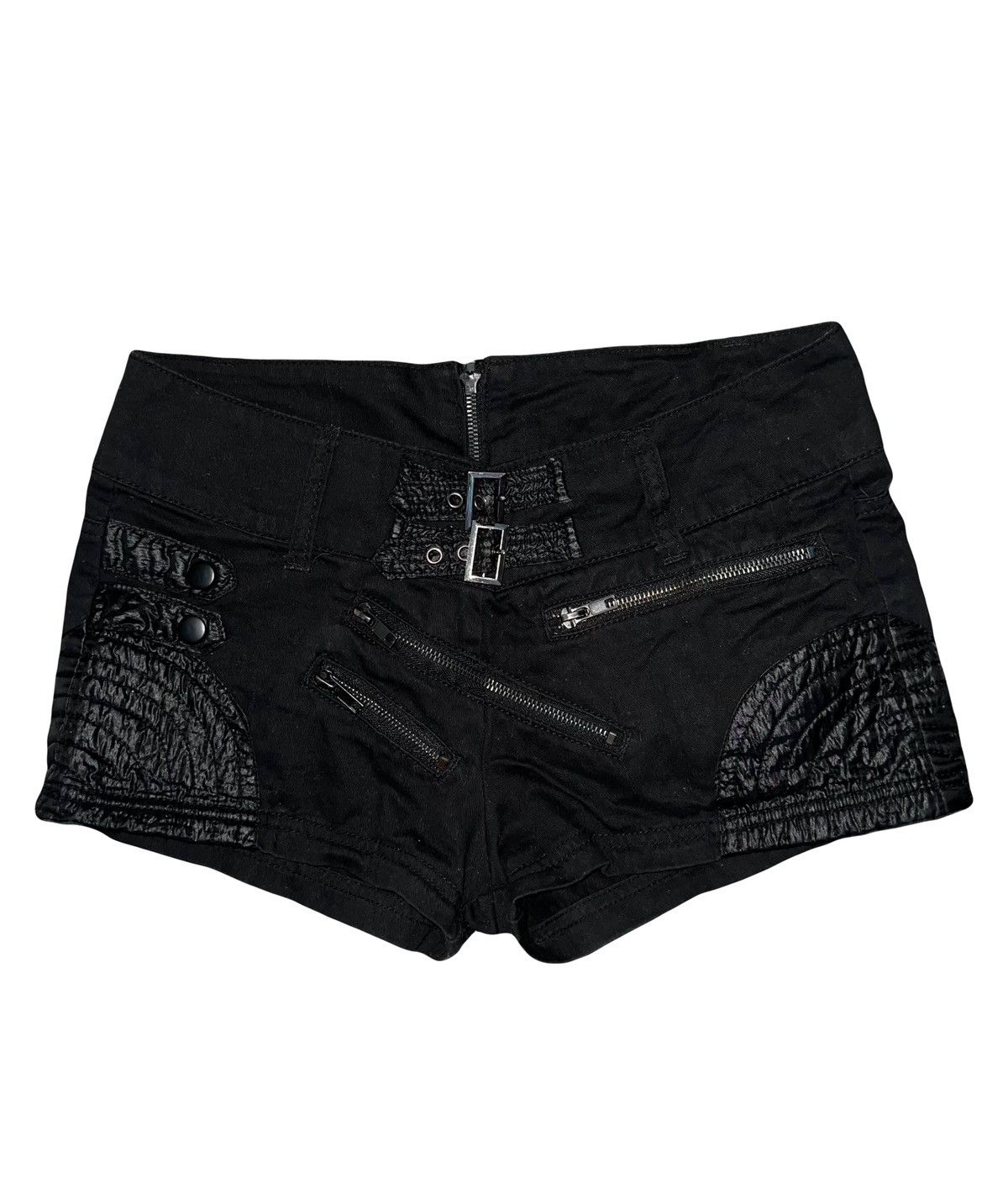 Japanese Brand Japanese grunge micro shorts 🖤🧛🏻‍♀️ Size 28" / US 6 / IT 42 - 1 Thumbnail