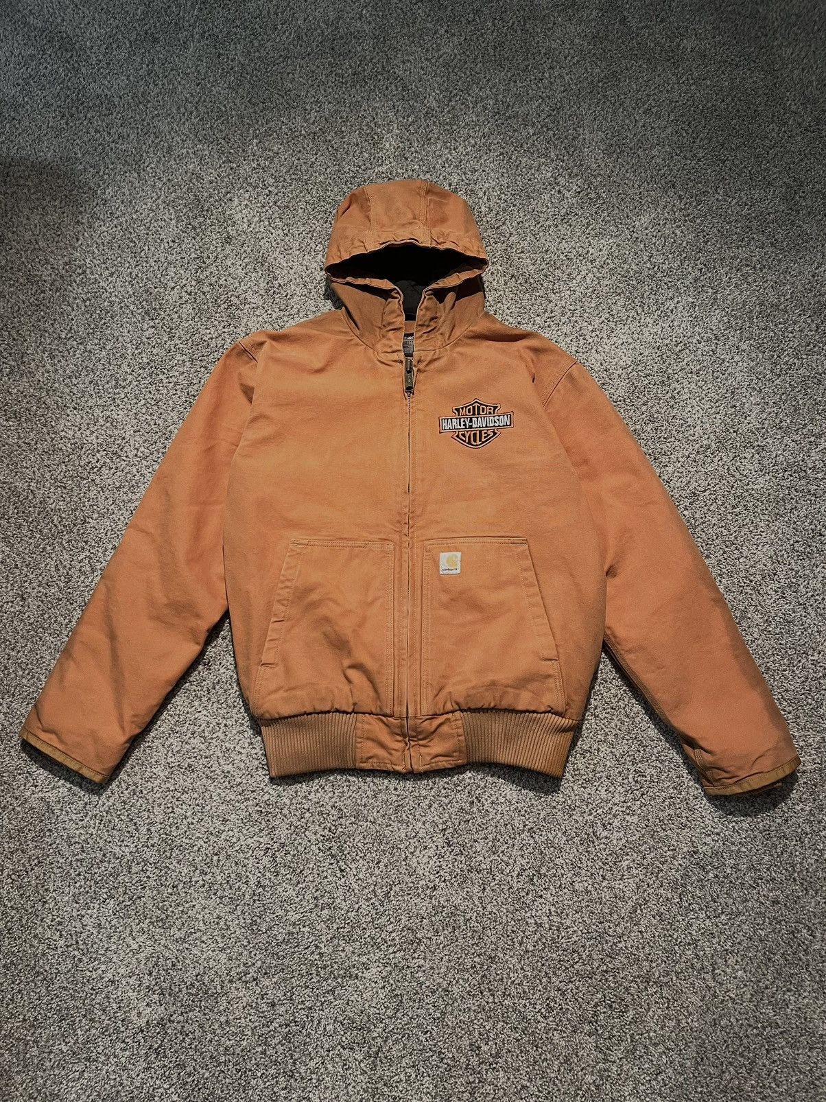 Vintage Harley Davidson X Carhartt jacket | Grailed