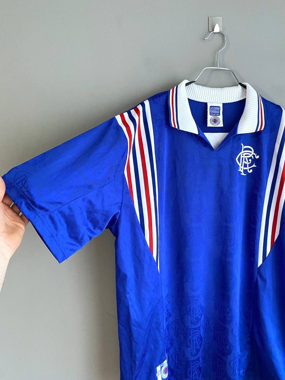 Other FC Glasgow Rangers 1996-97 Reprinted Retro Soccer Jersey XXL Size US XXL / EU 58 / 5 - 3 Thumbnail