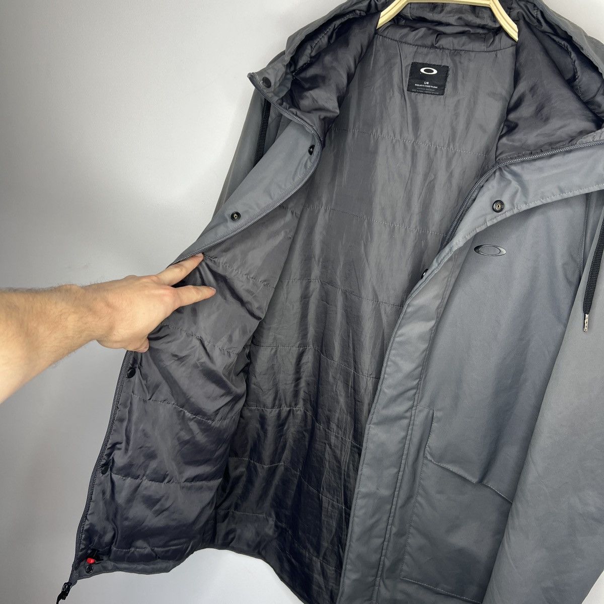 Oakley Vintage Oakley Ski jacket grey size large Size US L / EU 52-54 / 3 - 7 Thumbnail