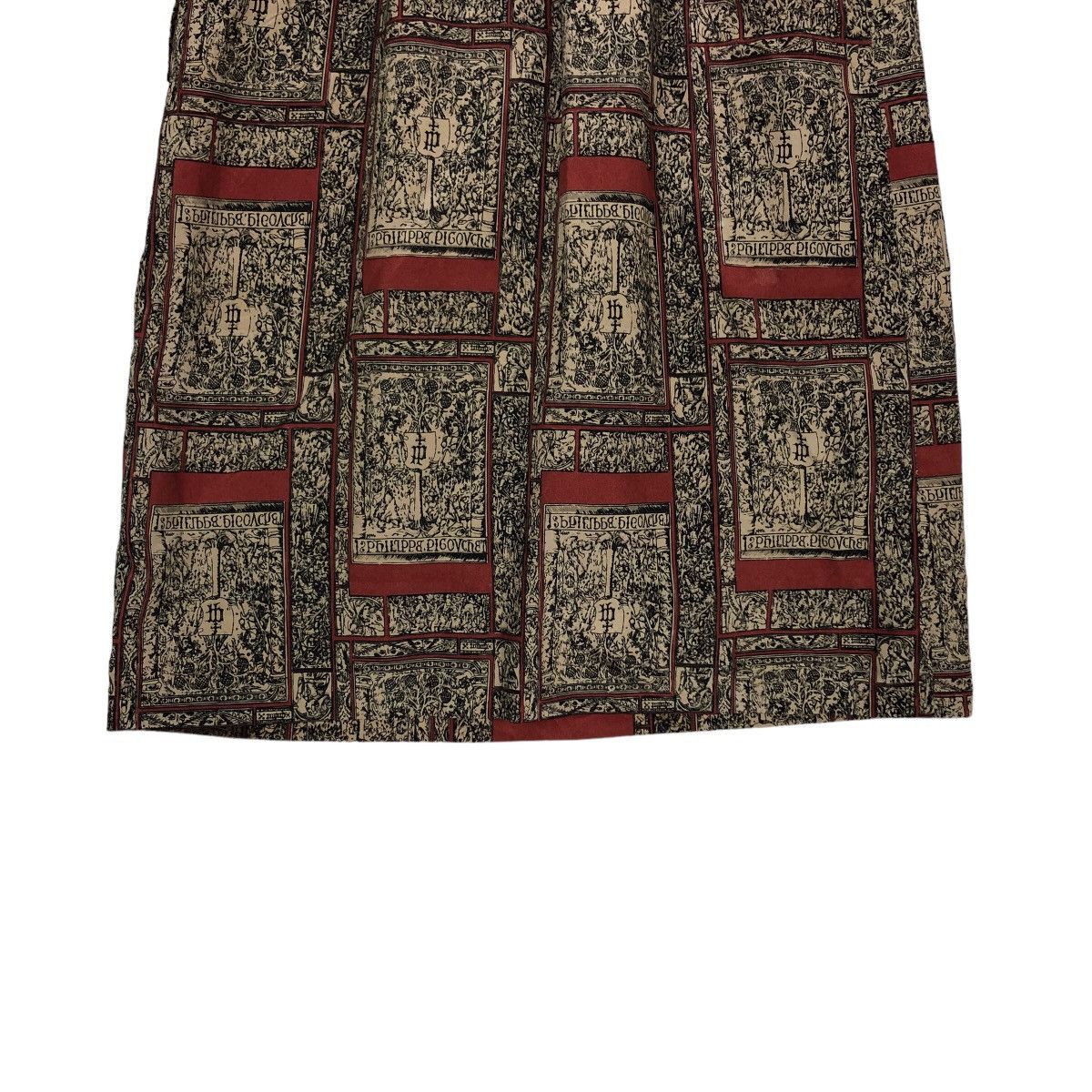 Japanese Brand 🔥Vintage Skirt Over Print Rare Inspire Jean Paul Gaultier Size 28" / US 6 / IT 42 - 4 Thumbnail