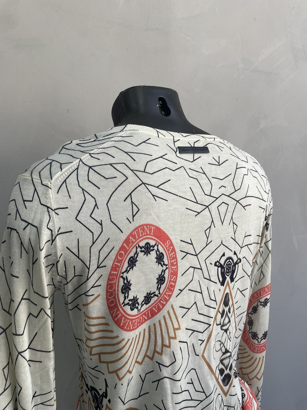 Diesel New Diesel black gold tattoo long sleeve sweater y2k hype Size US S / EU 44-46 / 1 - 8 Thumbnail