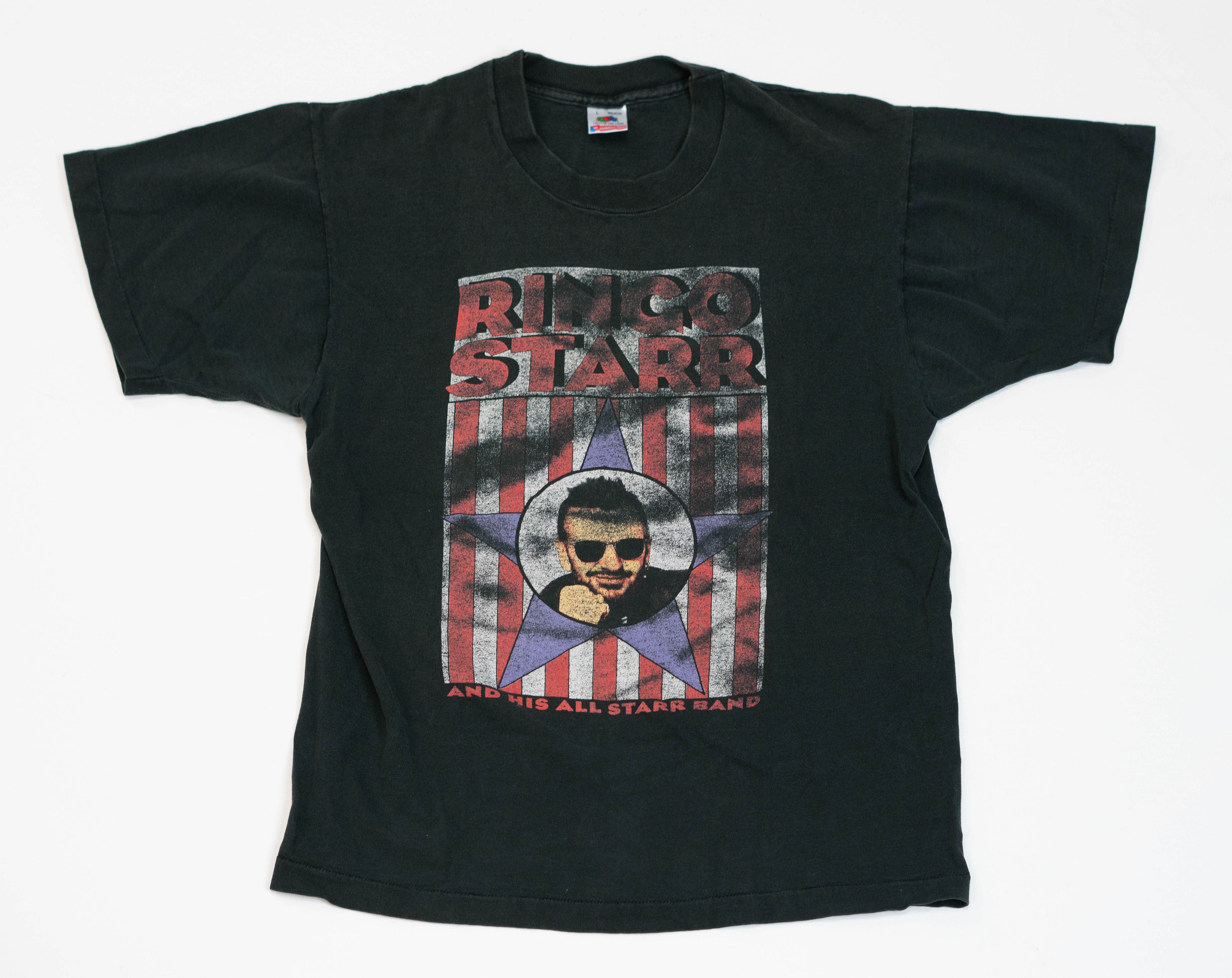 Band Tees × Vintage Vintage 90s Ringo Starr T-Shirt Men Size L All Starr Band Size US L / EU 52-54 / 3 - 1 Thumbnail