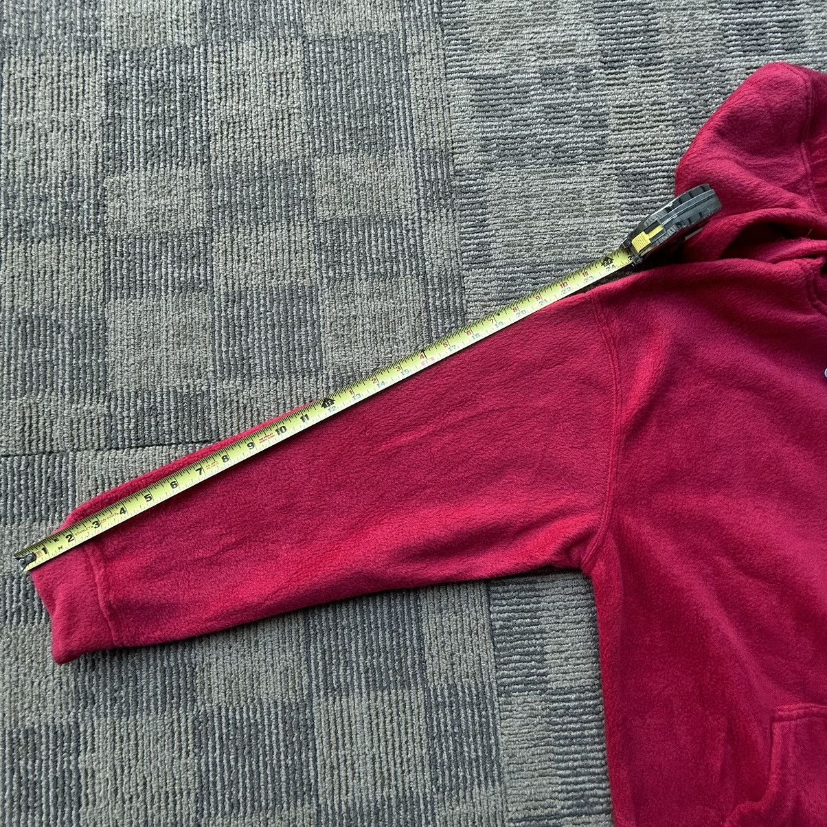 Disney Vtg Y2K Winnie The Pooh Disney Red Full-Zip Fleece Jacket Size US L / EU 52-54 / 3 - 7 Thumbnail