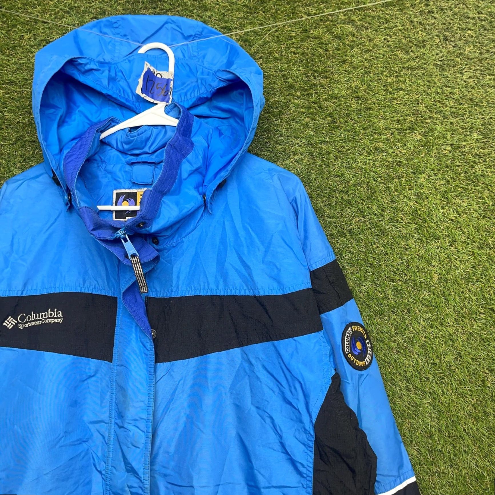Vintage VINTAGE Columbia Jacket Womens Large Blue Premier Outdoor 90s Windbreaker Ski Size L / US 10 / IT 46 - 2 Thumbnail