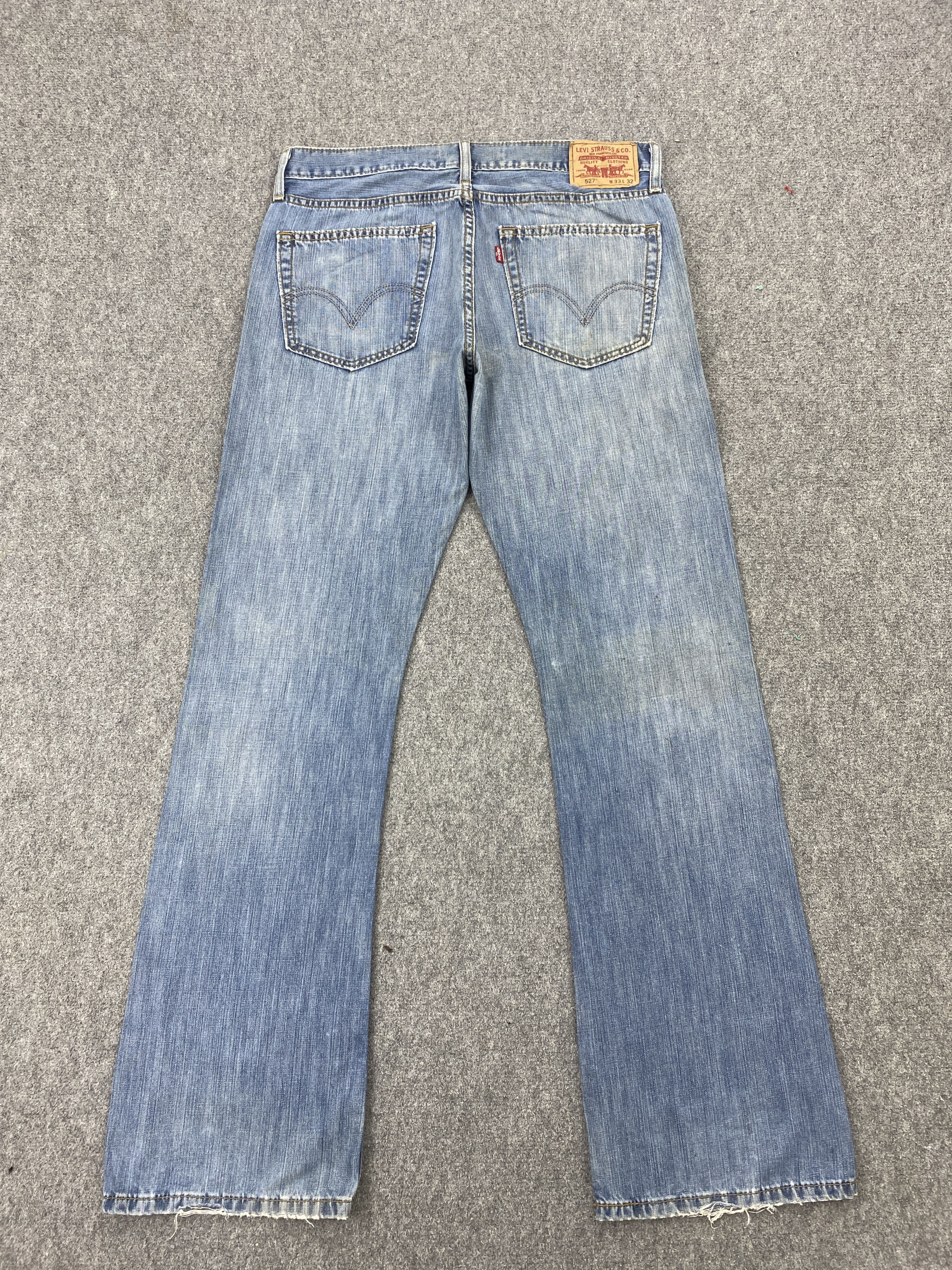 Levi's × Vintage Vintage Levi's 527 Flared Bootcut Jeans Size US 34 / EU 50 - 3 Thumbnail