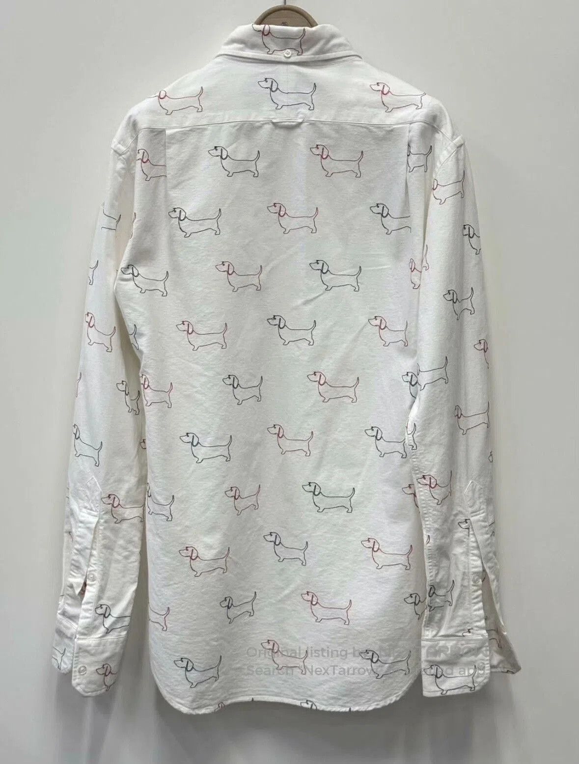 Thom Browne Thom Browne Men's Dachshund Embroidered Shirt. Size US M / EU 48-50 / 2 - 2 Thumbnail