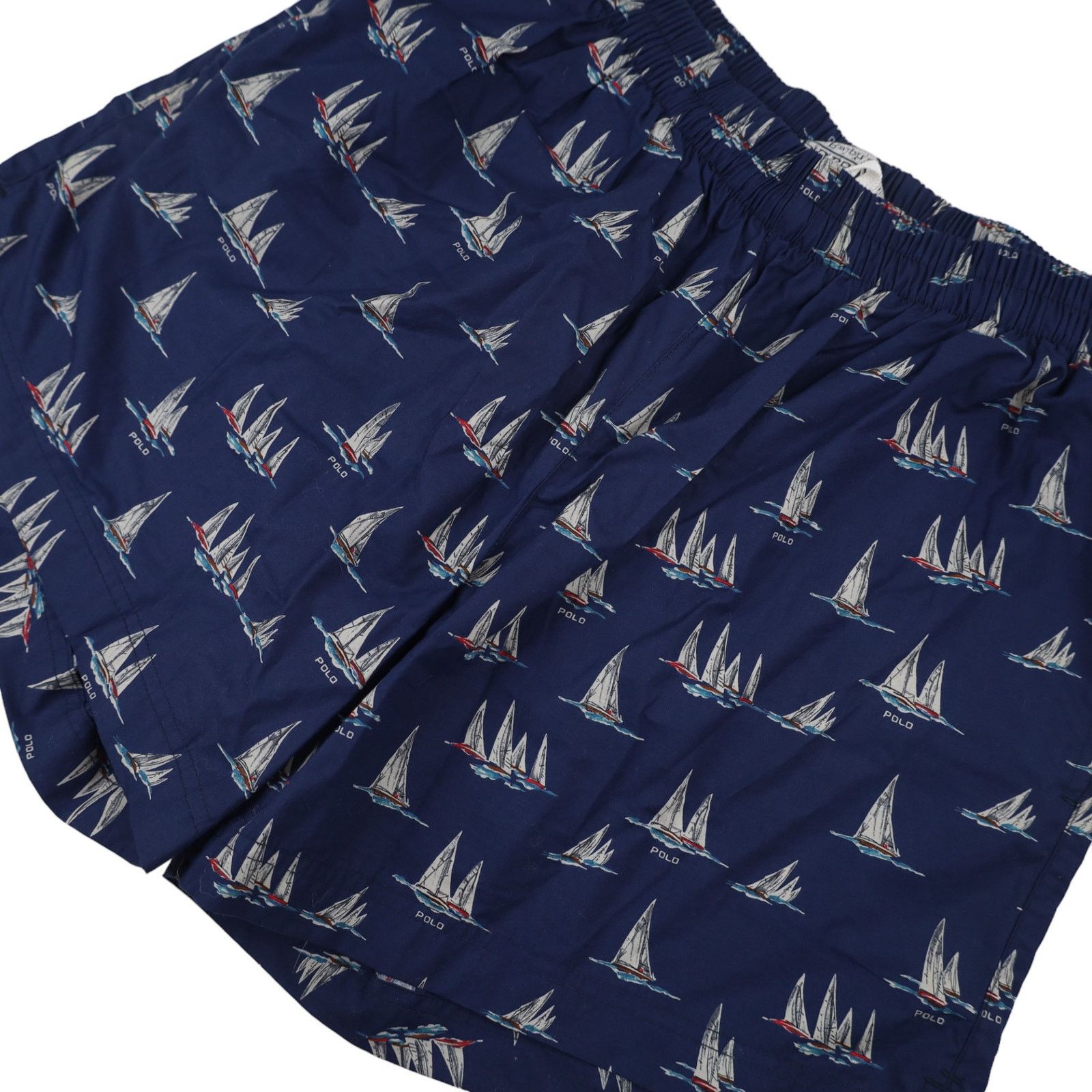 Polo Ralph Lauren × Vintage Vintage Polo Ralph Lauren Allover Ship Print Swim Trunks Size US 30 / EU 46 - 2 Thumbnail