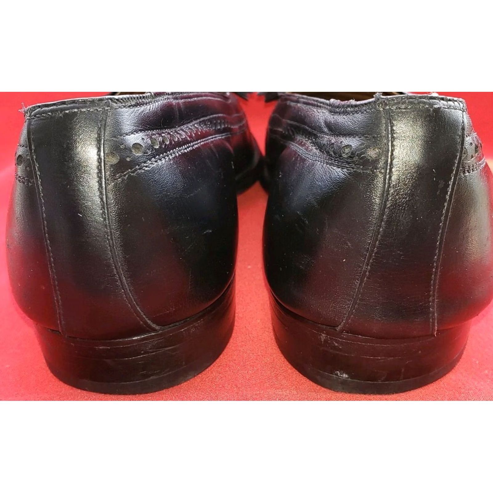 Johnston & Murphy Johnston & Murphy ARISTOCRAFT Men's Loafer 11CA BLACK Tassels & Wingtips USA Dress Leather Narrow C Boys? Size US 11 / EU 44 - 6 Thumbnail