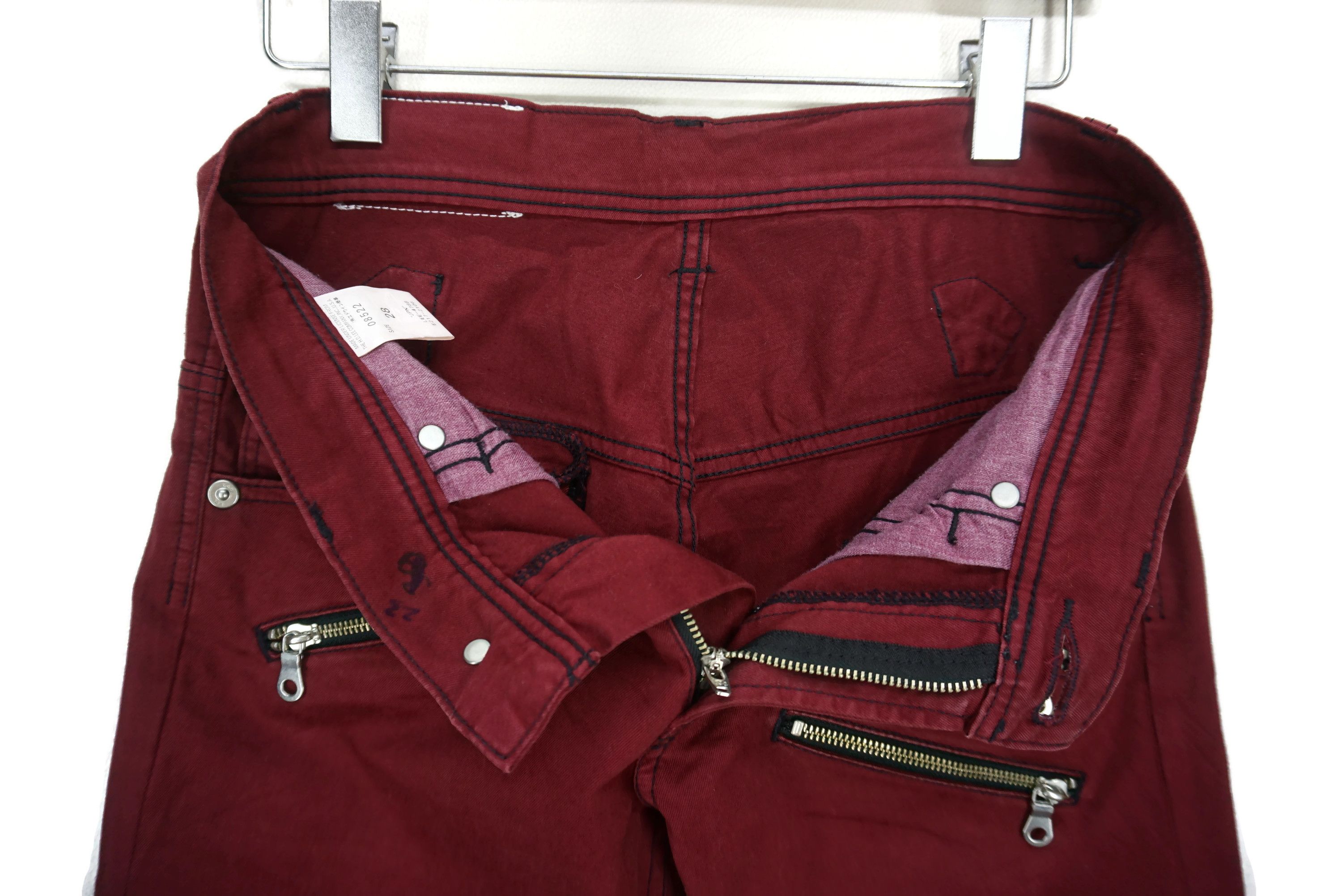 Lee Cowboy Pants fit W30xL31 Low-Rise Multi Zipper Bondage Pants Size US 28 / EU 44 - 14 Thumbnail