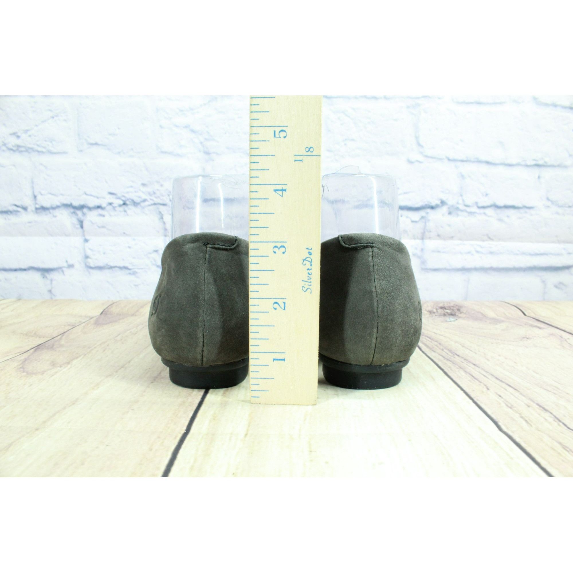 Born Born Women's Slip On Flannel Lined Ballet Flat Shoes Size US 7 / IT 37 - 6 Thumbnail
