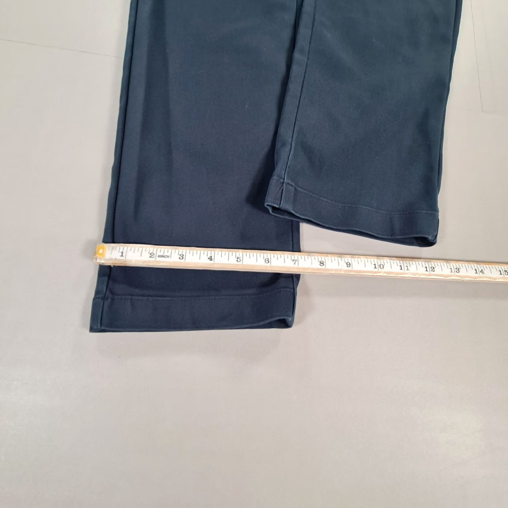 Vintage Spoke Mens Chino Trousers Navy Blue W30 L29 Build C Pants Stretch Cotton Size US 30 / EU 46 - 7 Thumbnail