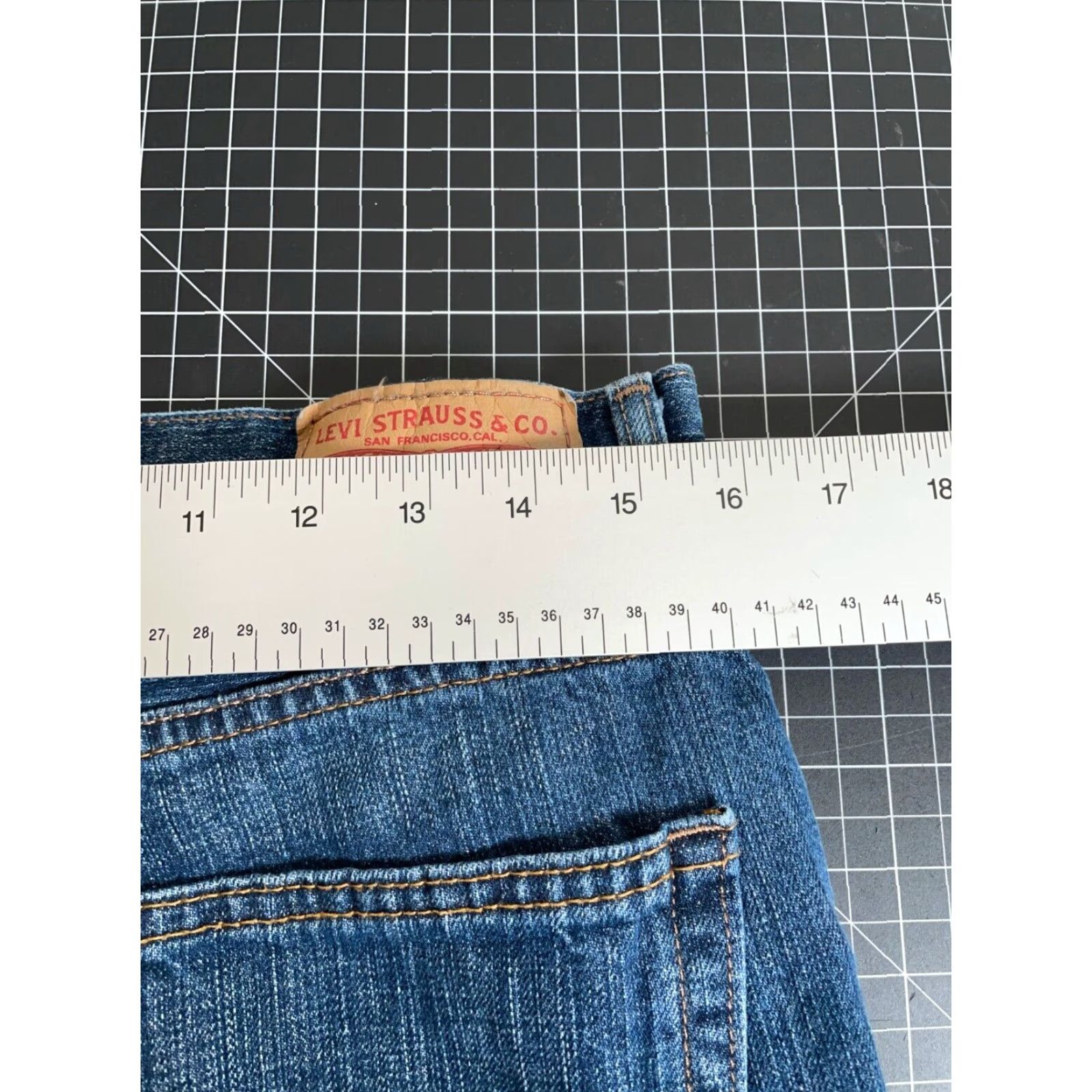 Levi's Levi's 527 Slim Bootcut Jeans Men's 32 x 29 Blue Denim 2010s Size US 32 / EU 48 - 5 Thumbnail