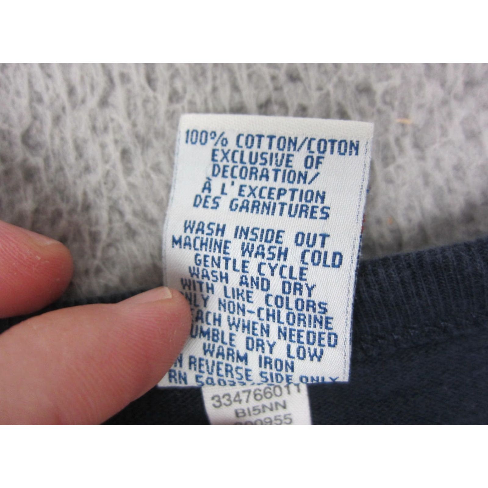 Old Navy Old Navy Shirt Mens L Blue Embroidered 90s Vintage Knit Cotton Long Sleeve T-Shirt Size US L / EU 52-54 / 3 - 4 Thumbnail