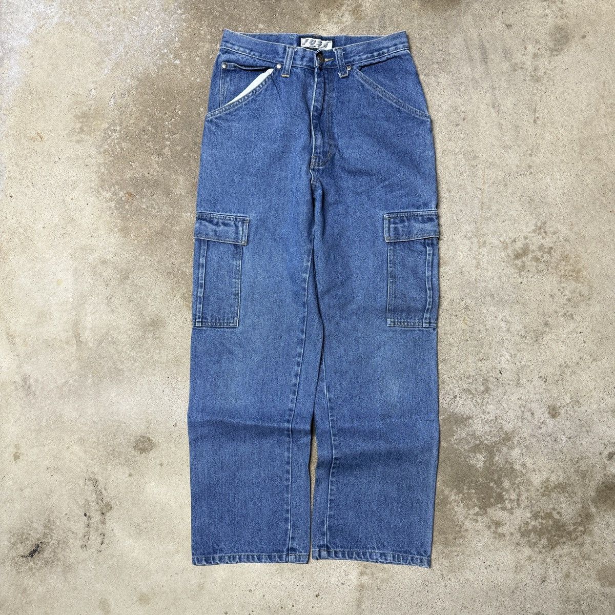 Vintage Y2K Fuse Baggy Wide Leg Denim Cargo Skater Jeans Jnco Size US 28 / EU 44 - 2 Thumbnail