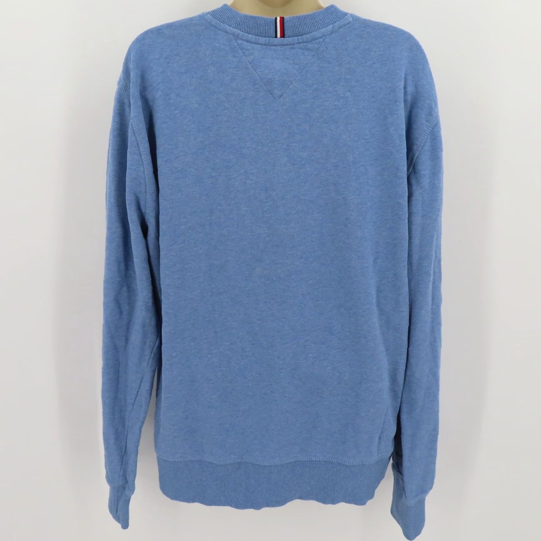 Tommy Hilfiger Tommy Hilfiger Womens Large Blue Crew Neck Embroidered Pullover Sweatshirt Top Shirt Size L / US 10 / IT 46 - 5 Thumbnail
