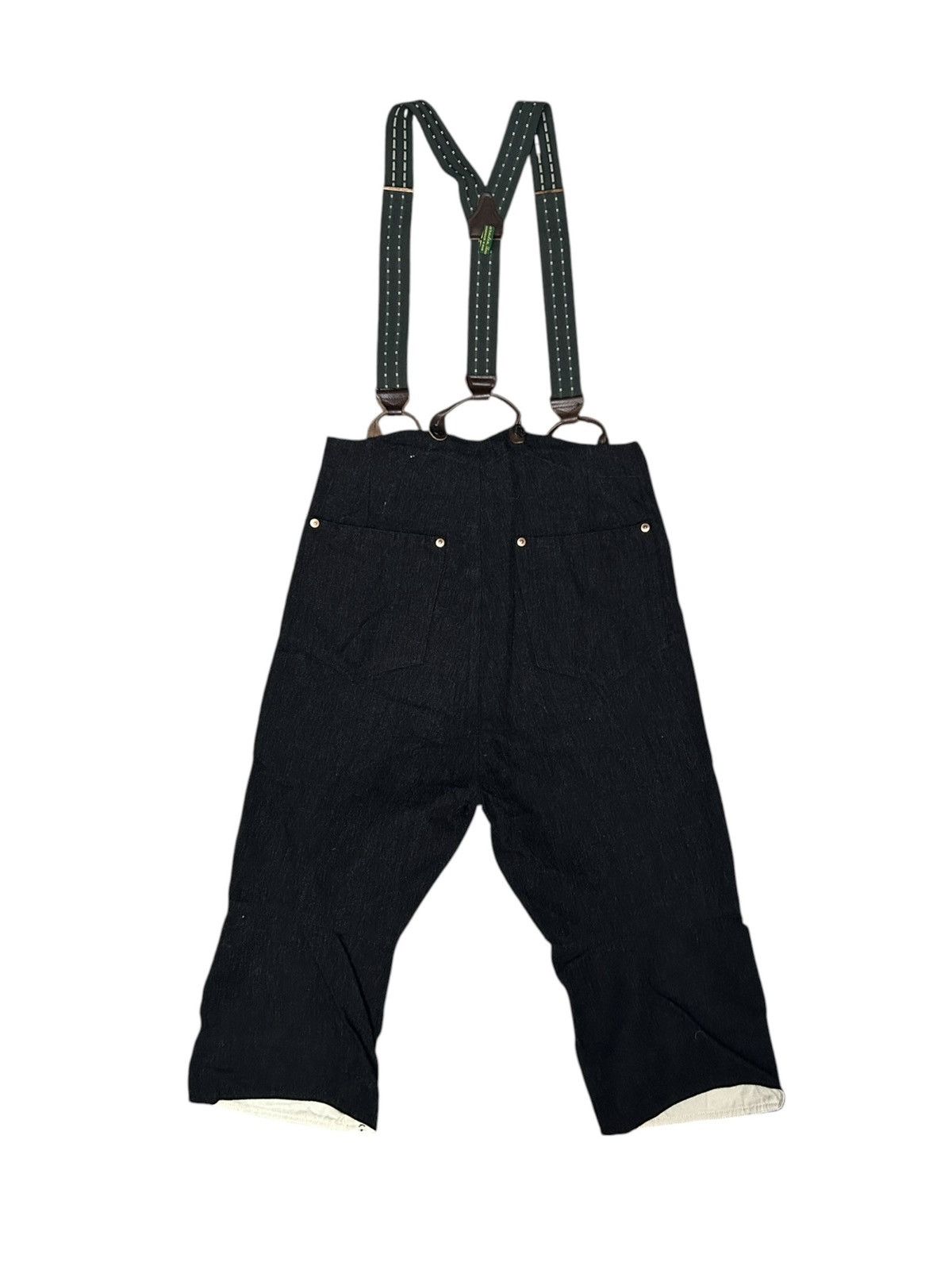 Paul Harnden Shoemakers 3/4 Denim with Suspenders Size US 28 / EU 44 - 11 Thumbnail