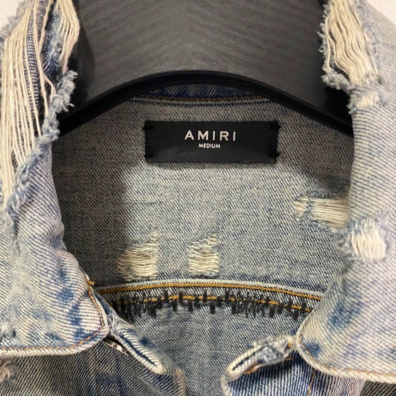 Amiri Amiri Backstab Denim Jacket Size US M / EU 48-50 / 2 - 4 Thumbnail