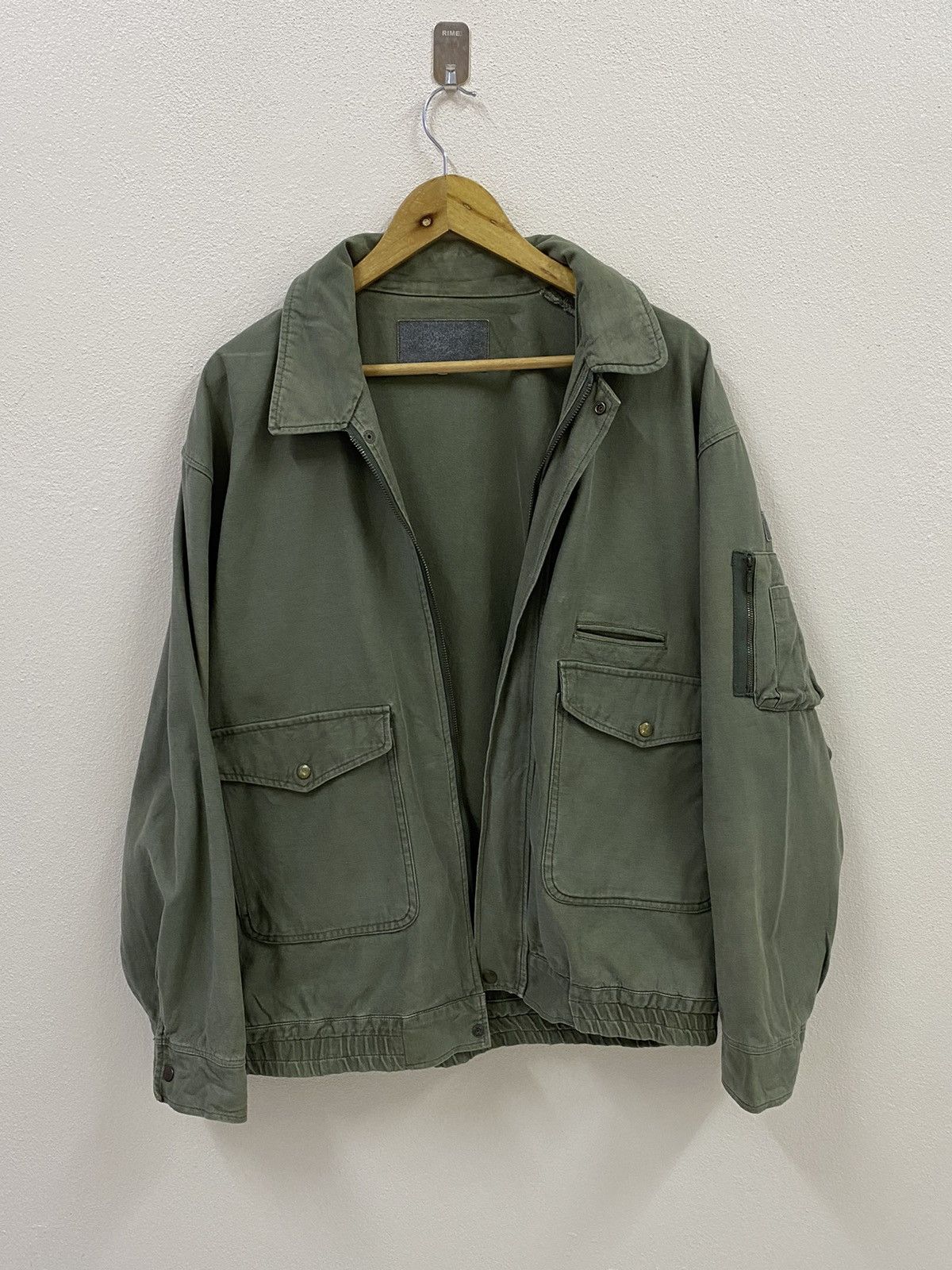 Vintage Vtg Army Military Jacket Size US L / EU 52-54 / 3 - 1 Thumbnail