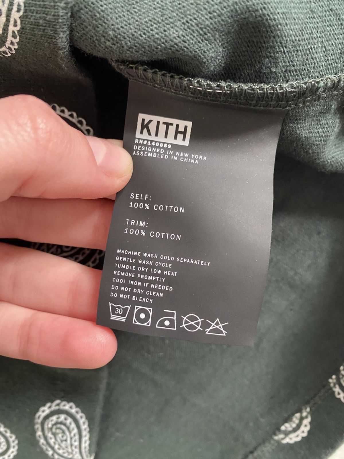 Kith Kith Paisley All-Over Print Heavyweight T- Shirt Size US S / EU 44-46 / 1 - 5 Thumbnail