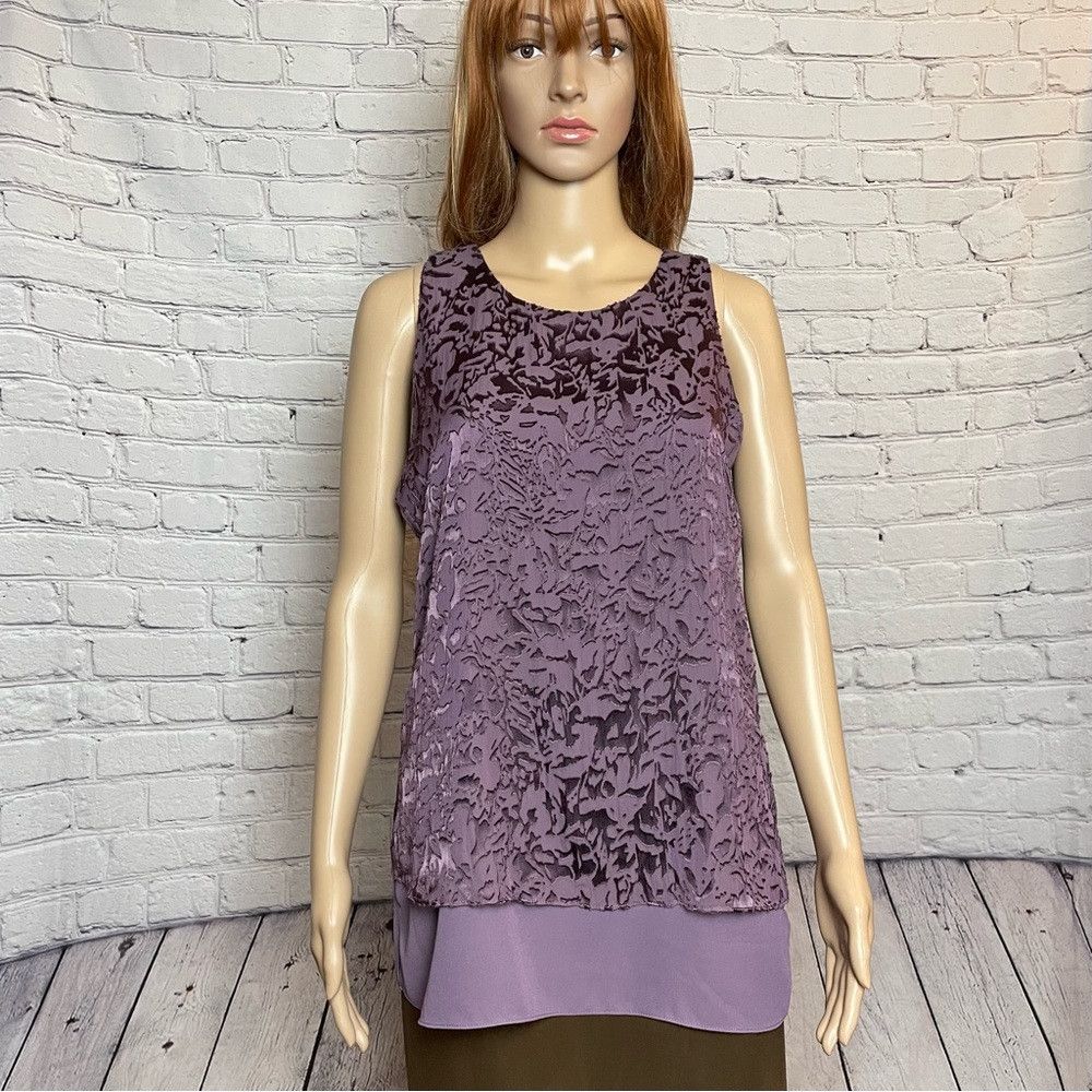 Other New E3 by Etcetera Seraphim Viscose Silk Blend Violet Layer Size XS / US 0-2 / IT 36-38 - 1 Thumbnail