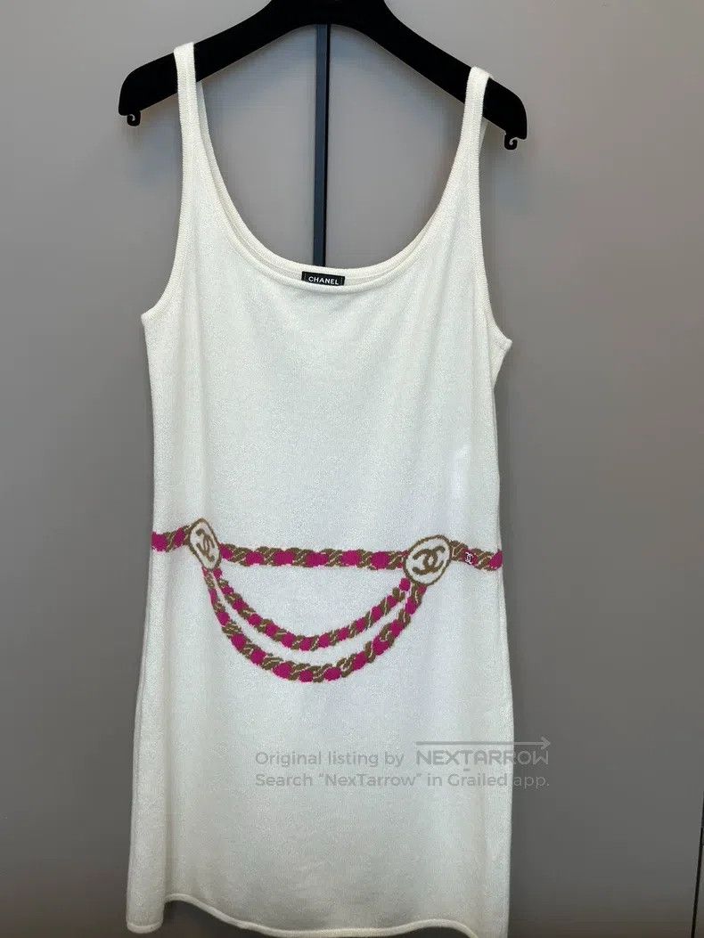 Chanel Chanel 23N chain belt cashmere knitted dress Size XS / US 0-2 / IT 36-38 - 1 Thumbnail