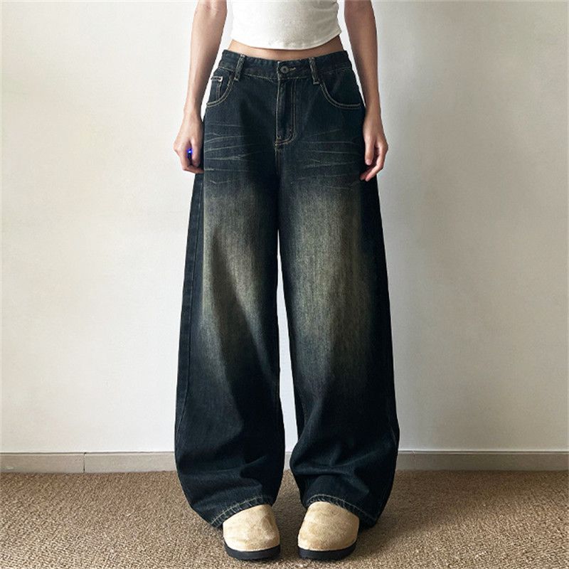 Japanese Brand Punk Retro Washed Wide-Leg Men's Vibe Jeans Size US 32 / EU 48 - 1 Thumbnail