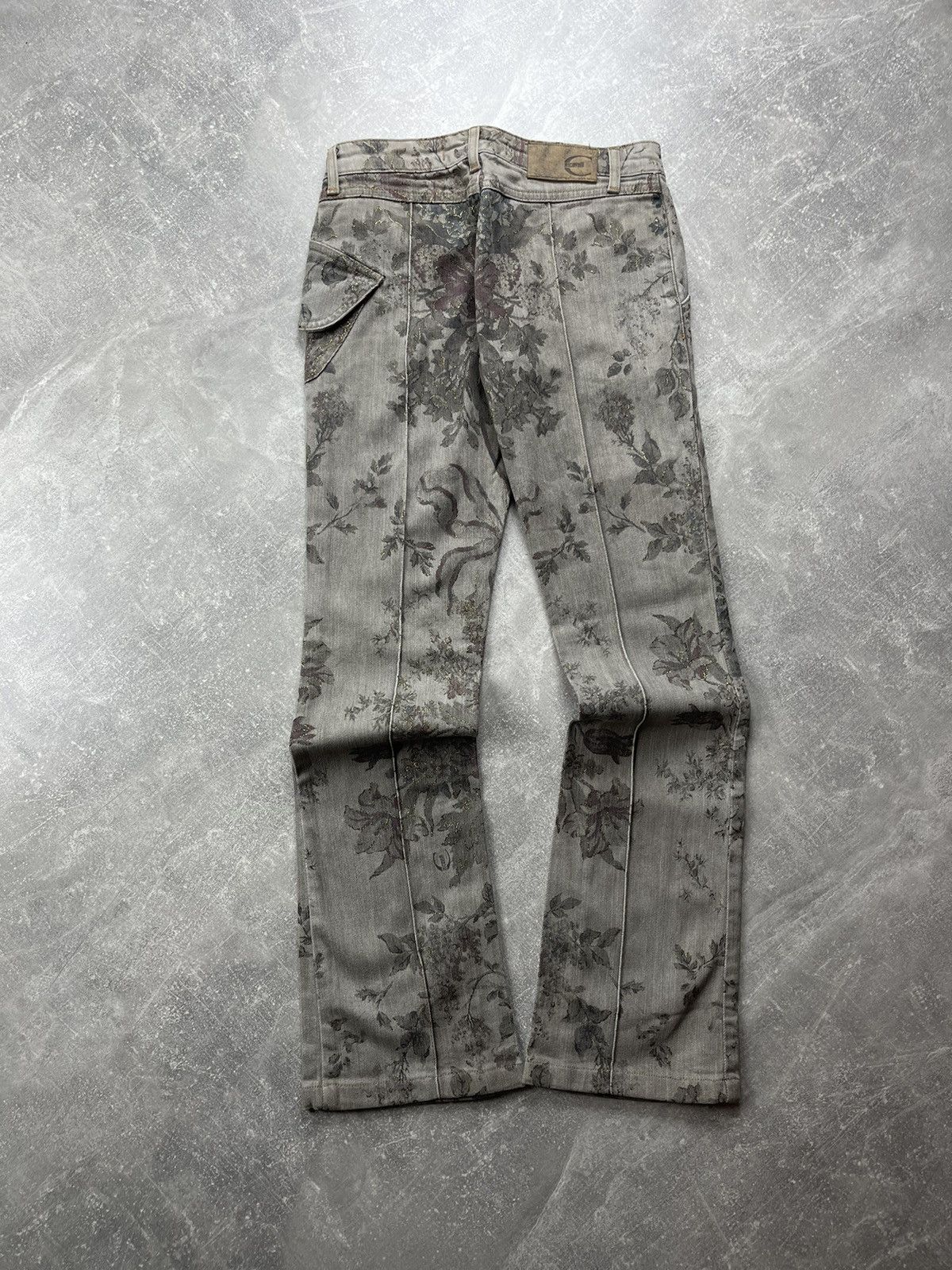 Just Cavalli Roberto Cavalli Just Cavalli Floral Printed Jeans Size 26" / US 2 / IT 38 - 7 Thumbnail